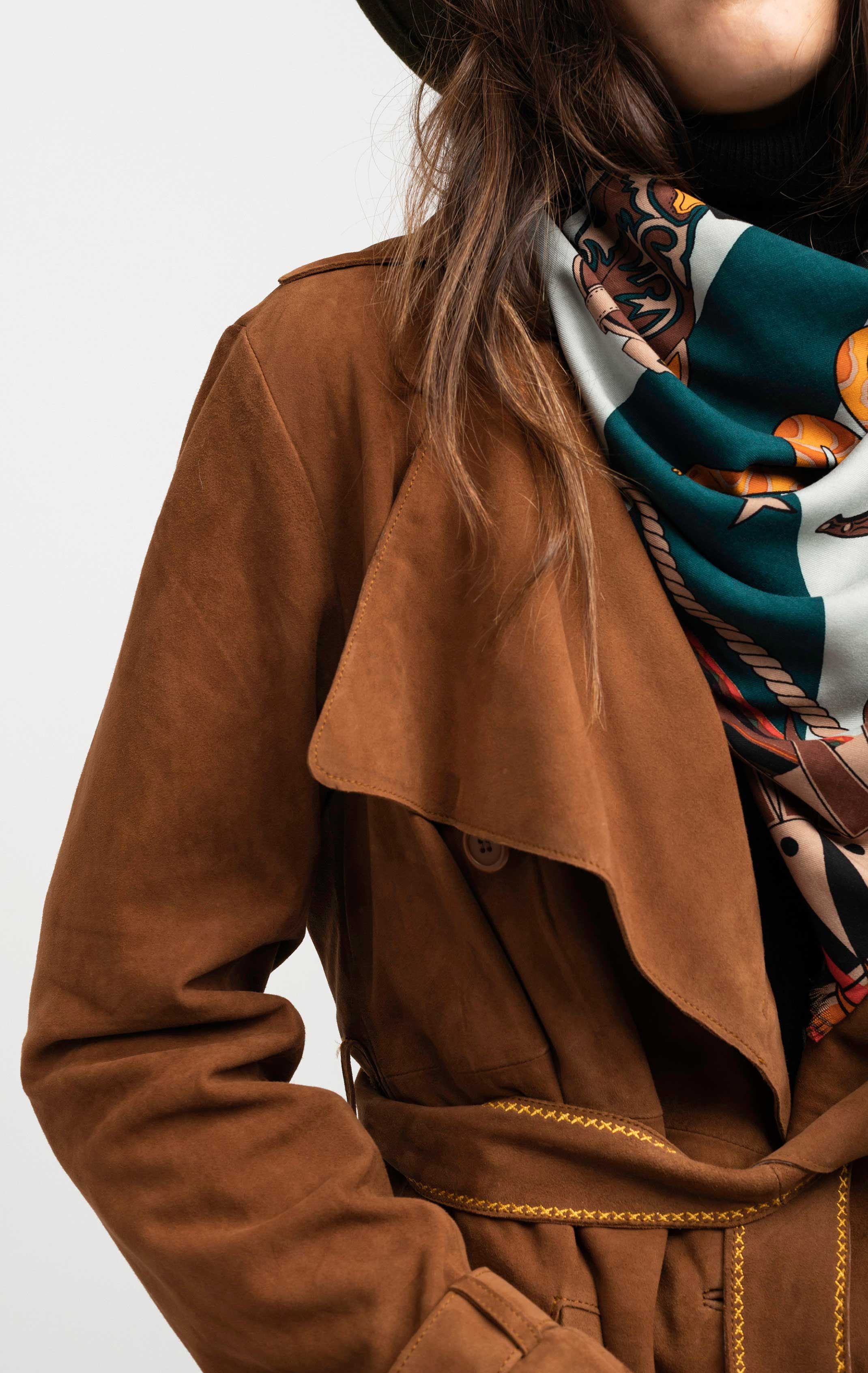 Manteau Fermina Marron