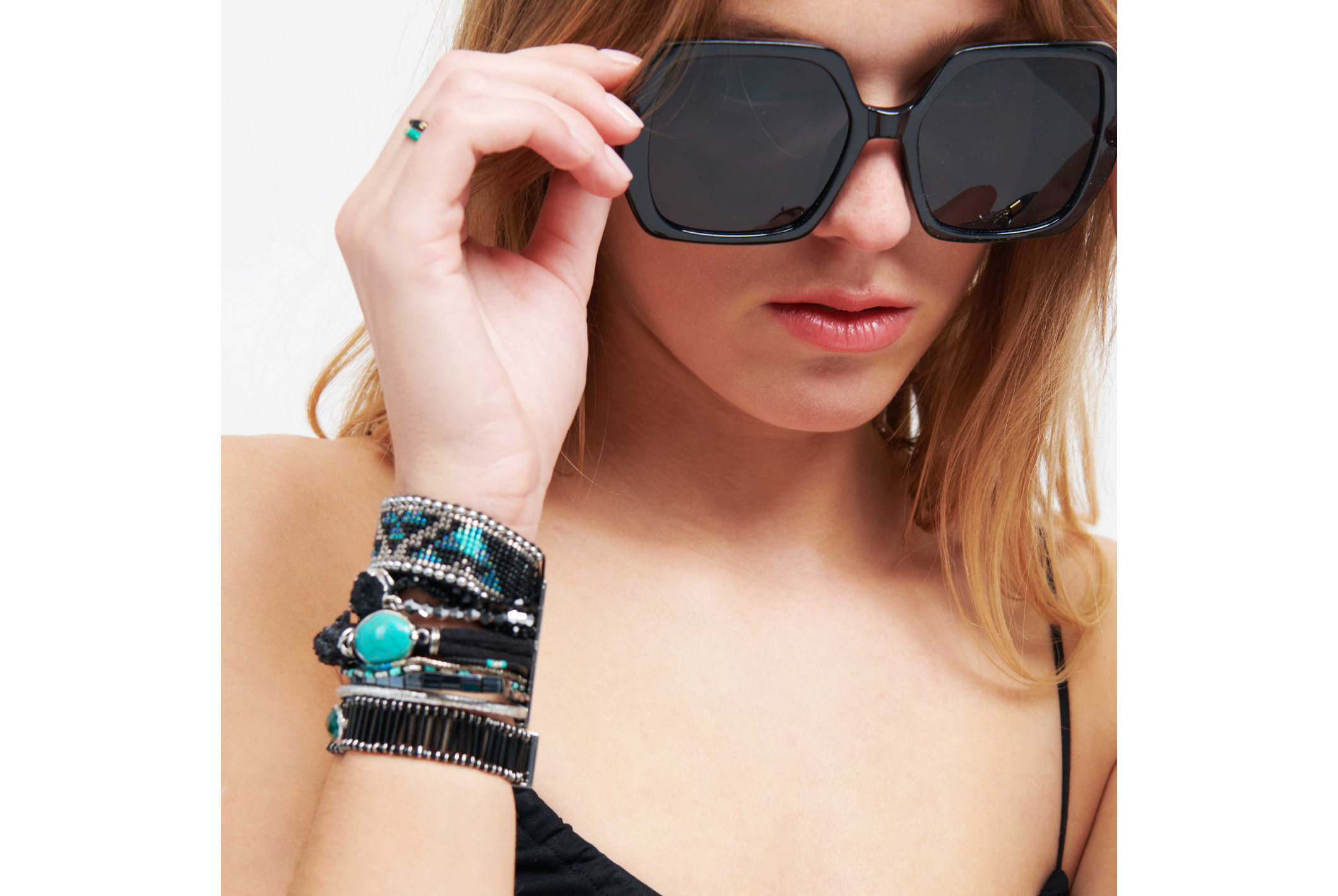Hipanema Cuff Carbon Black