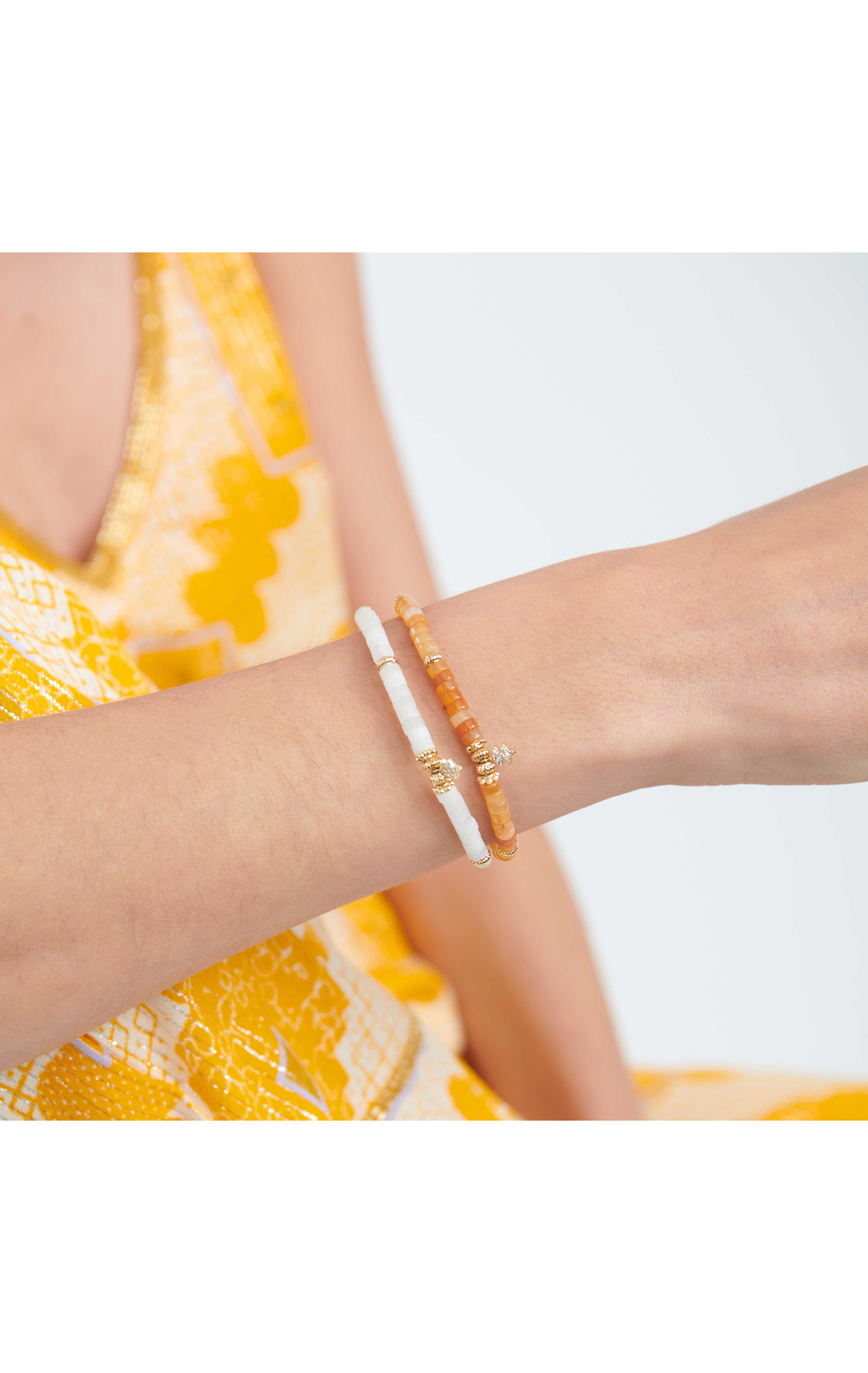 Bracelet Matcha Amber ambre