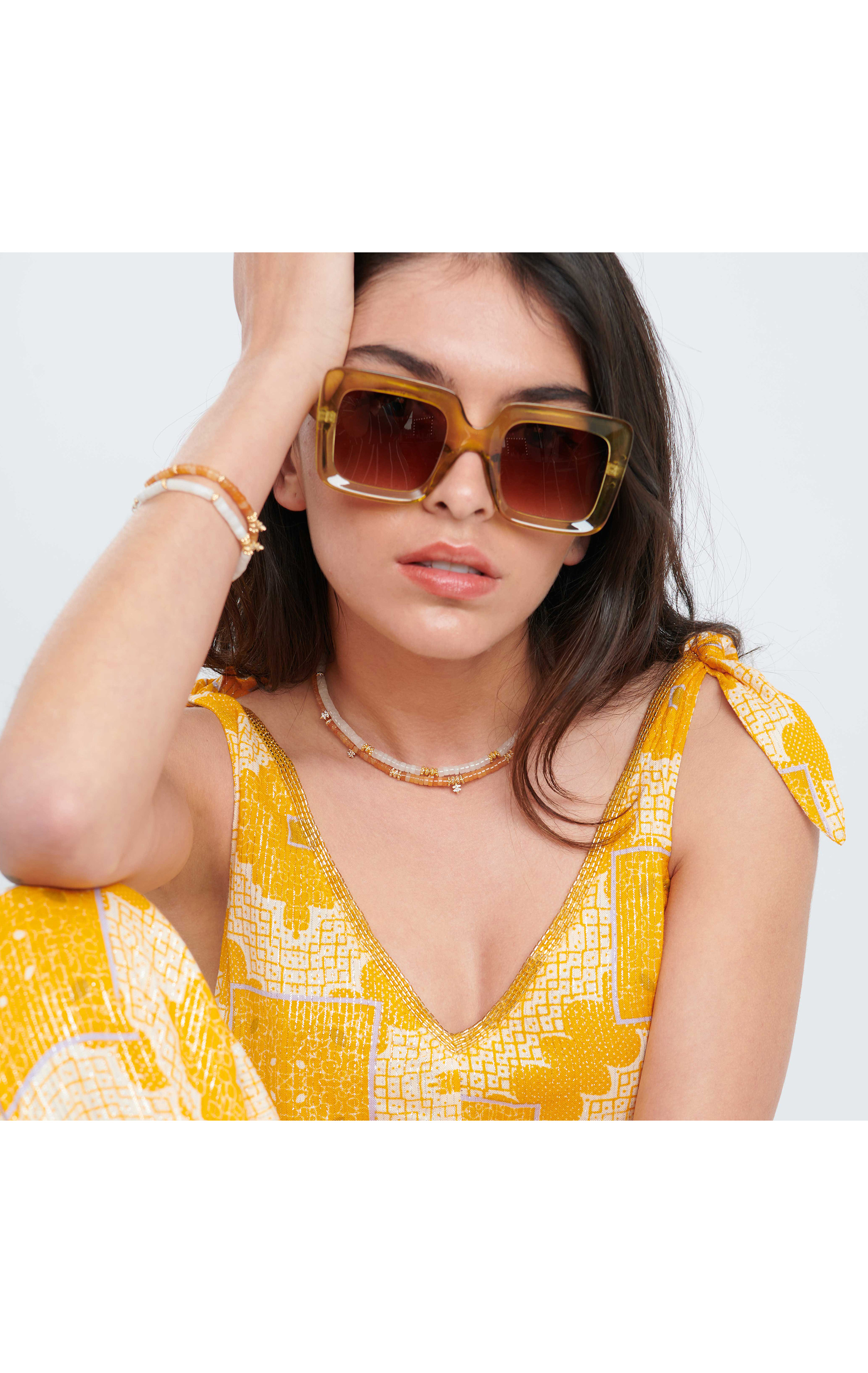 Necklace Mamba Amber ambre