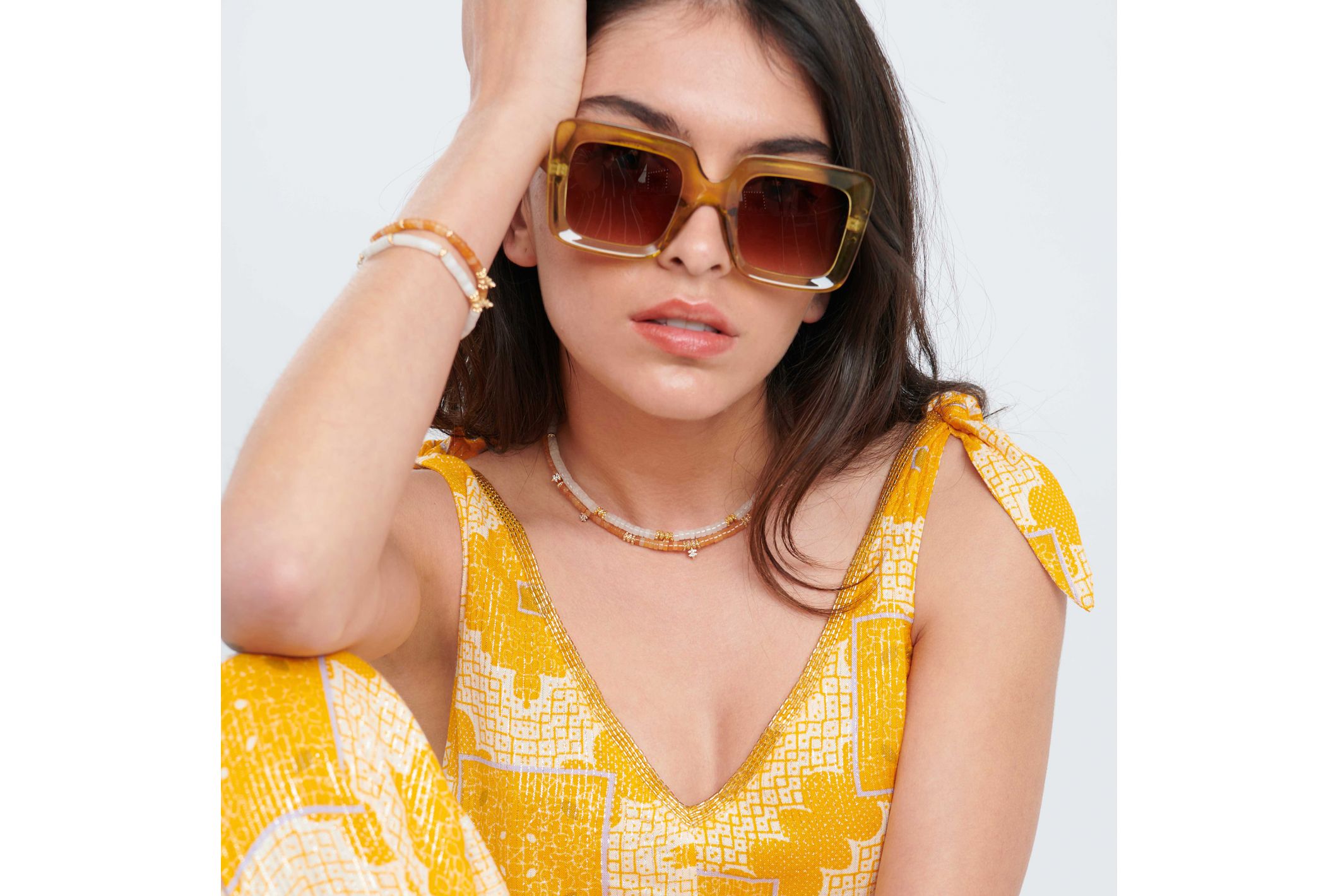 Hipanema Collier Mamba Ambre