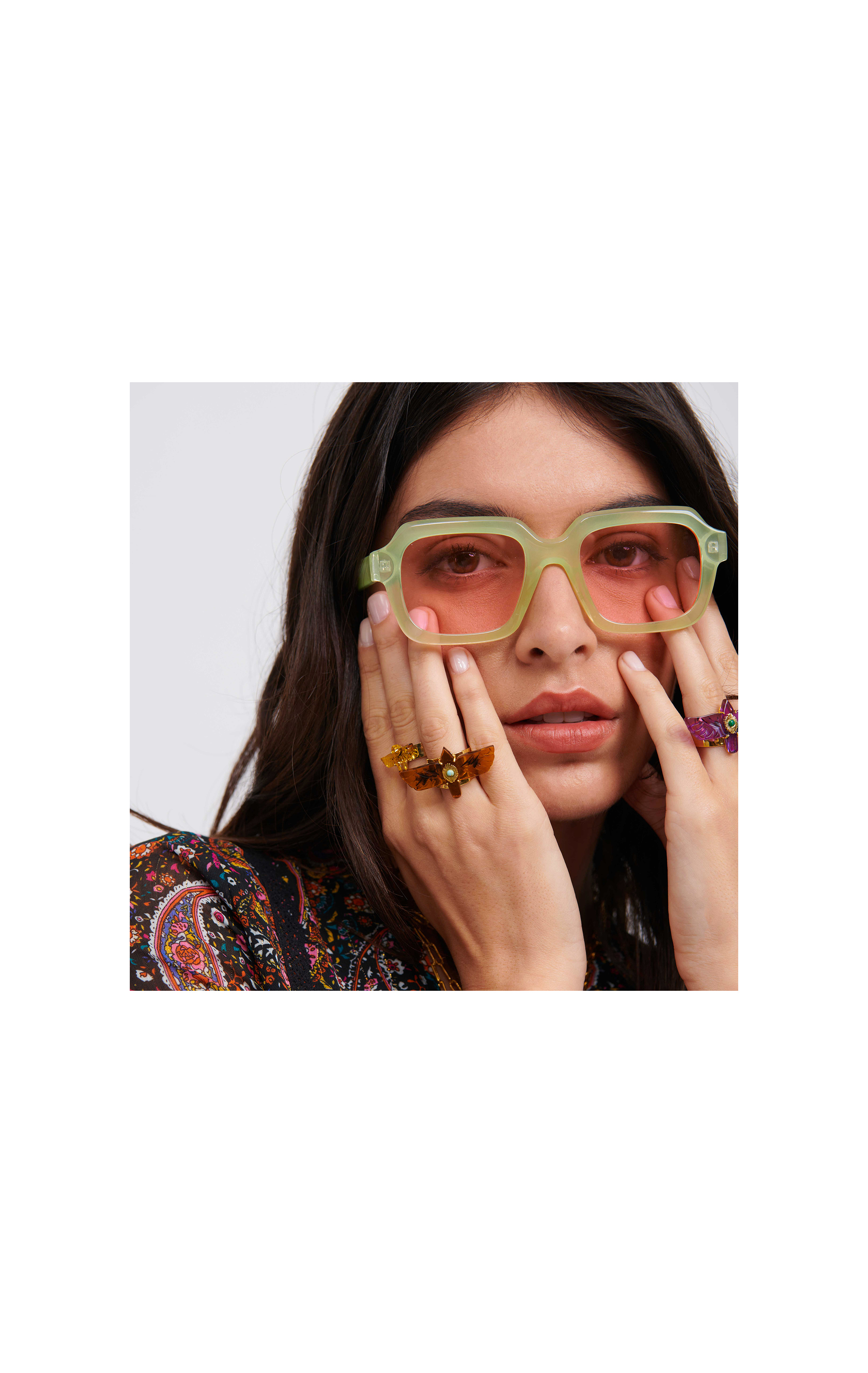 Ring Chica Amber ambre