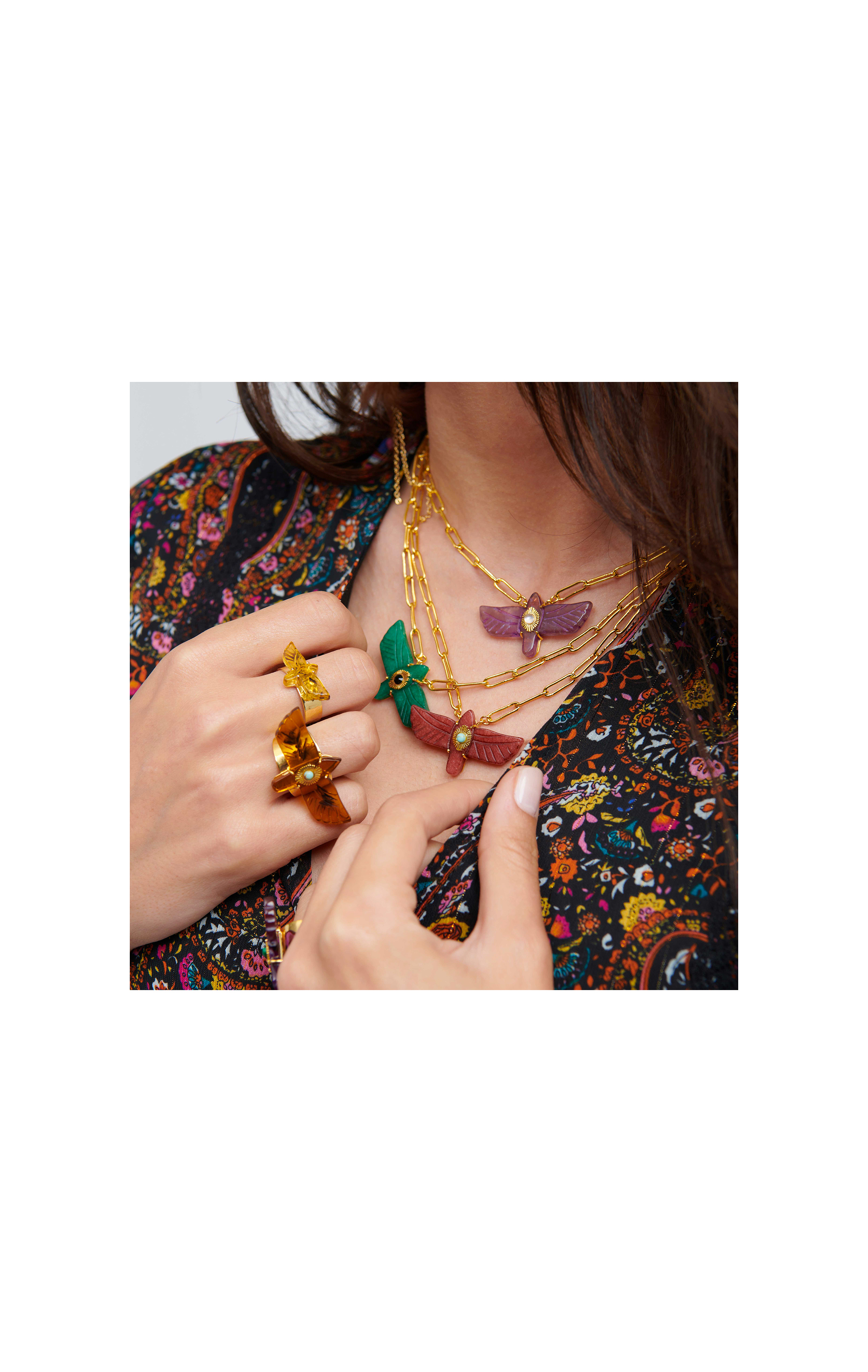 Bague Douce Jaune Topaze