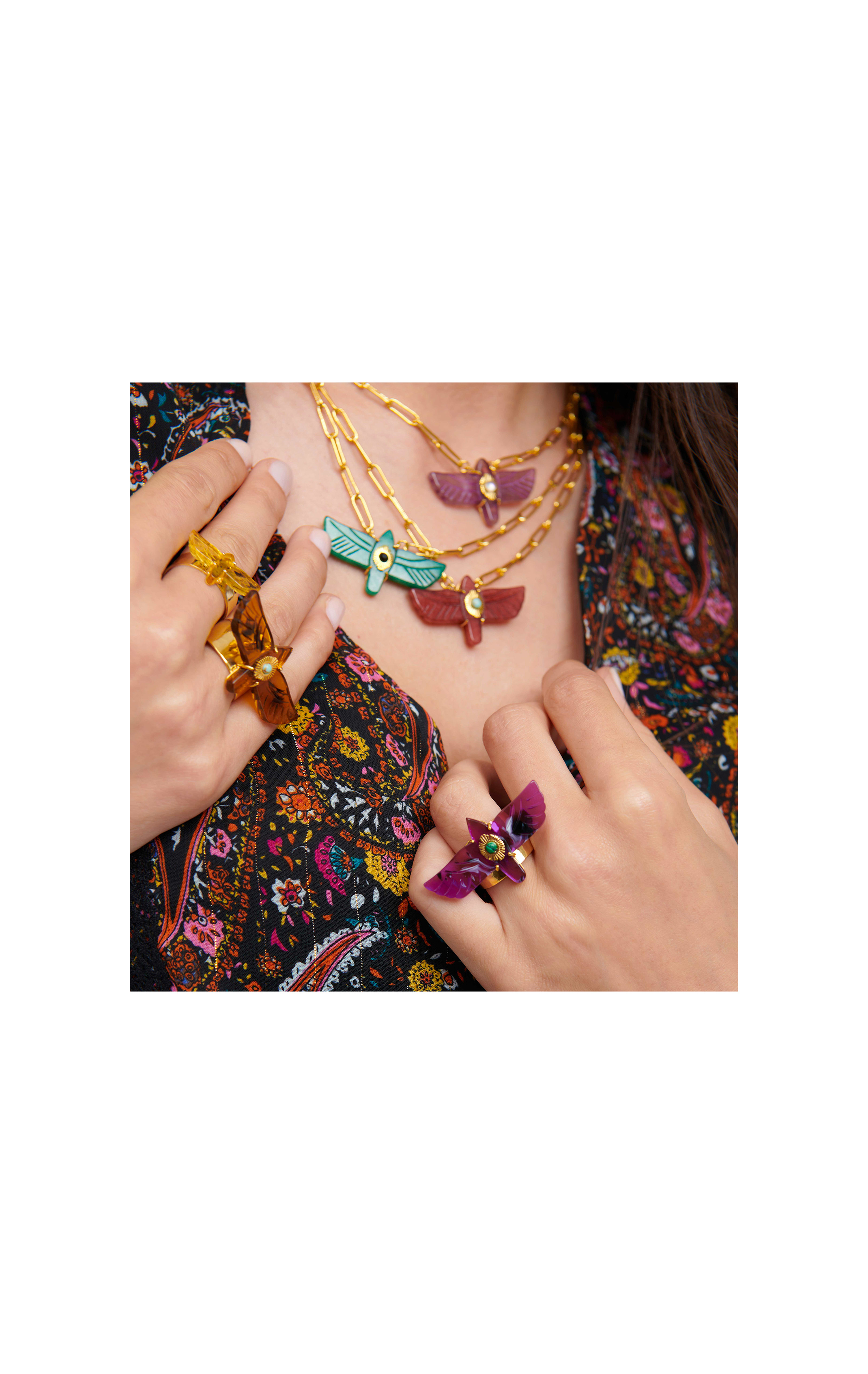 Bague Douce Jaune Topaze