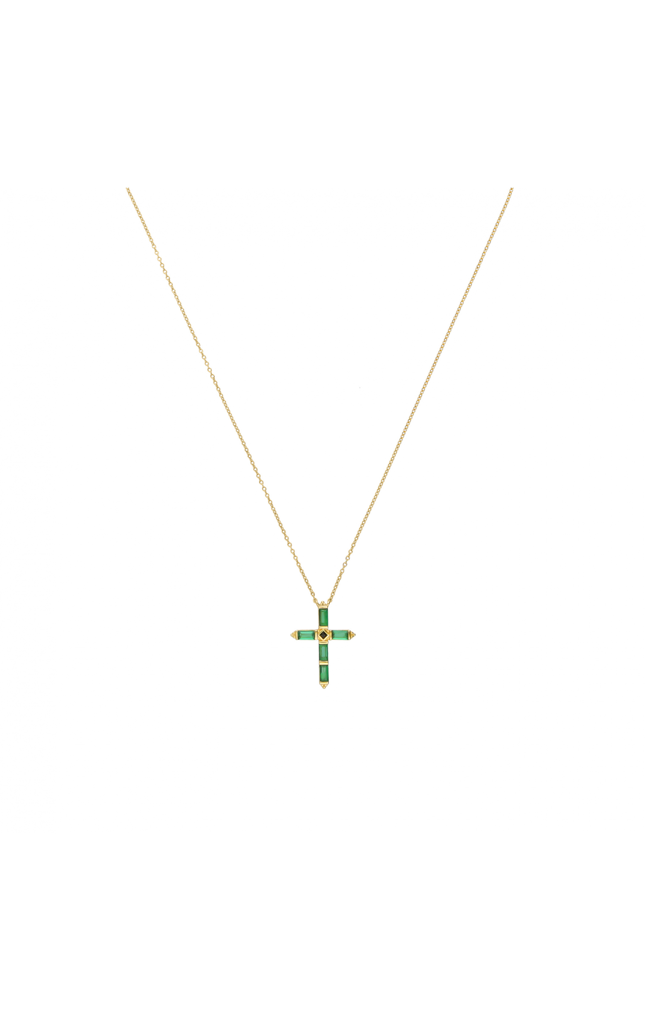 Collier Cross Vert