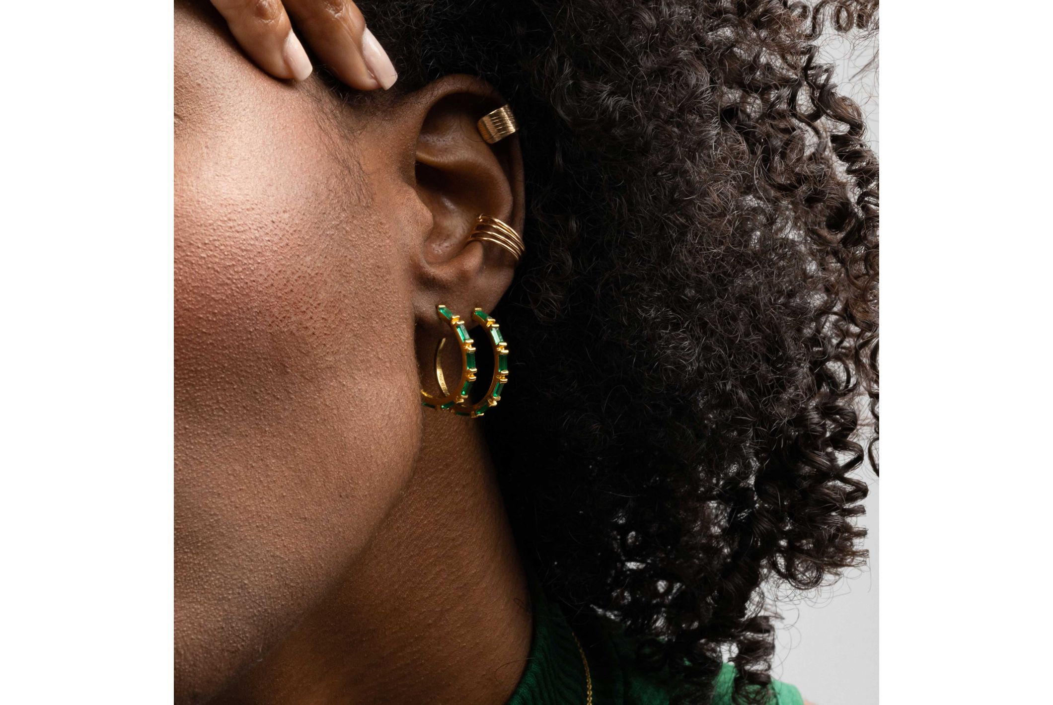Hipanema Boucles d'oreilles Nisaba Vert