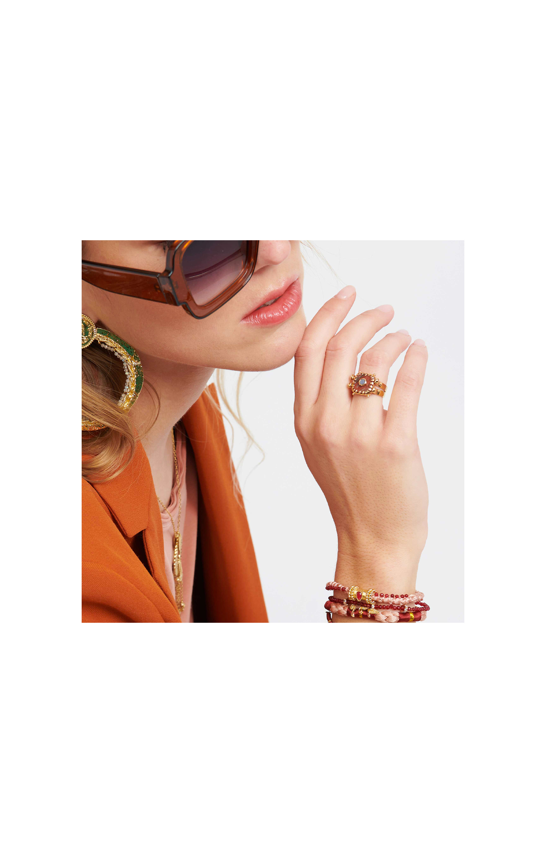 Ring Myre Blush Burgundy