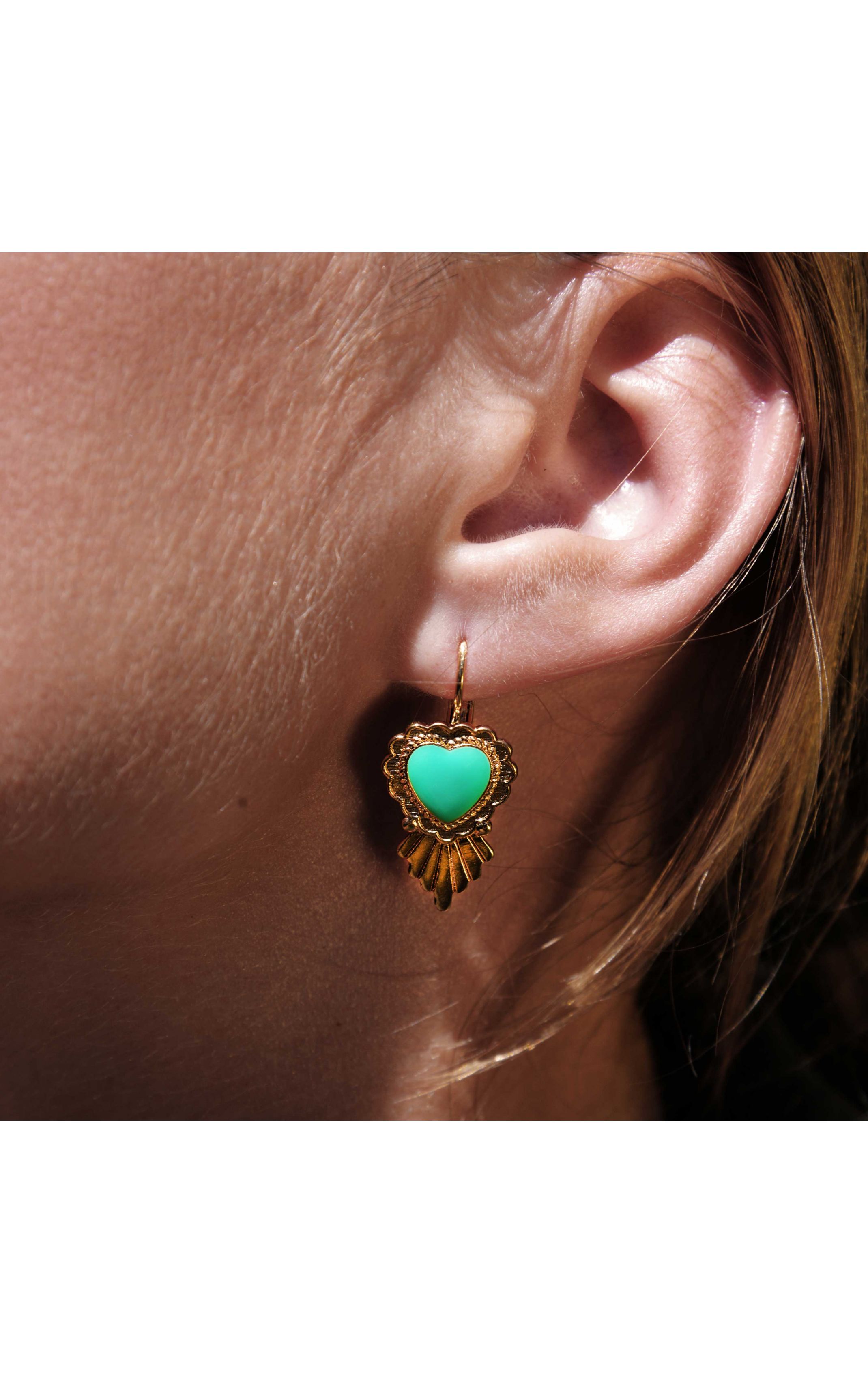 Boucles d'oreilles Juarez Turquoise