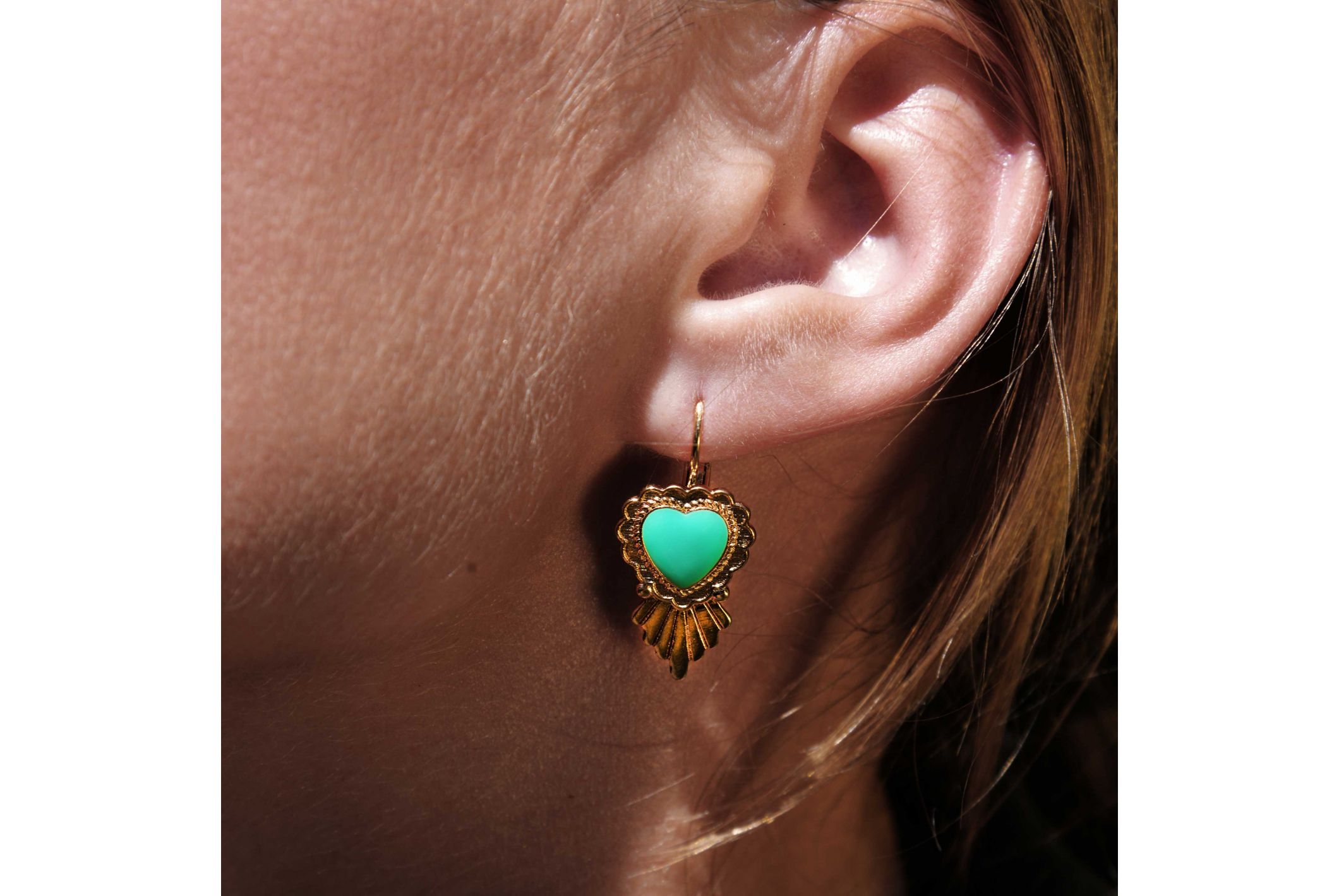 Hipanema Boucles d'oreilles Juarez Turquoise