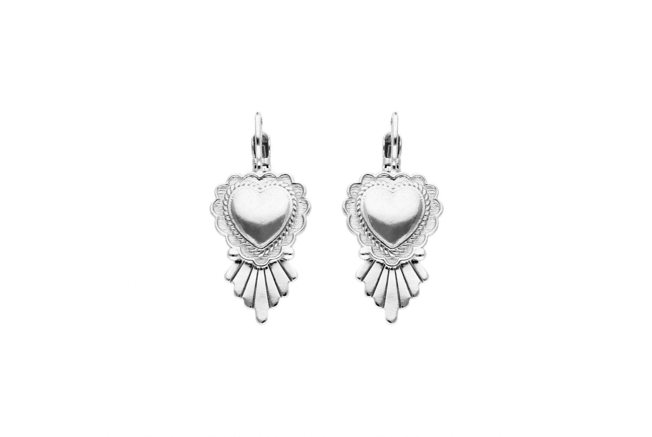 Hipanema Boucles d'oreilles Juarez Argenté