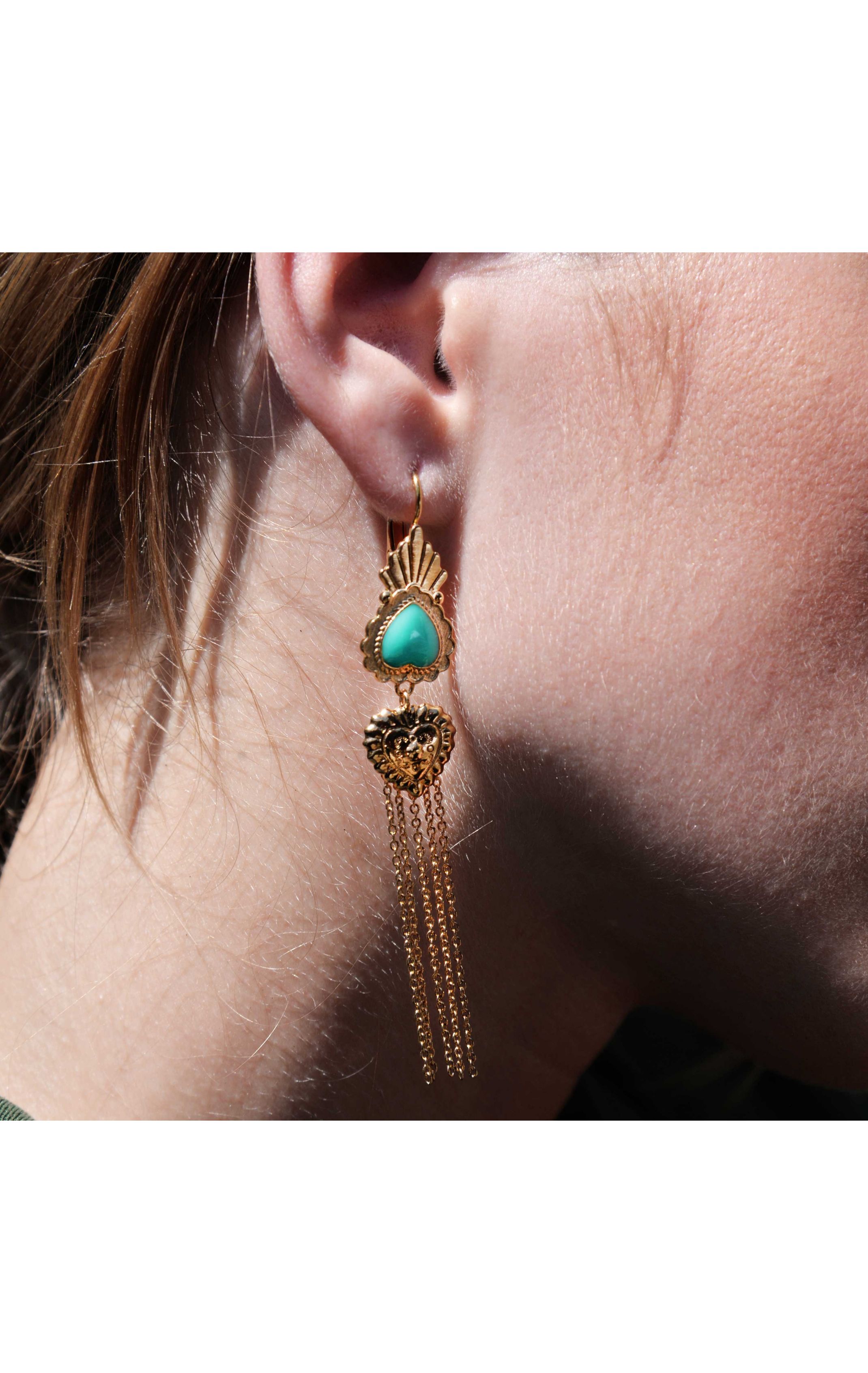 Earrings Valleya Turquoise
