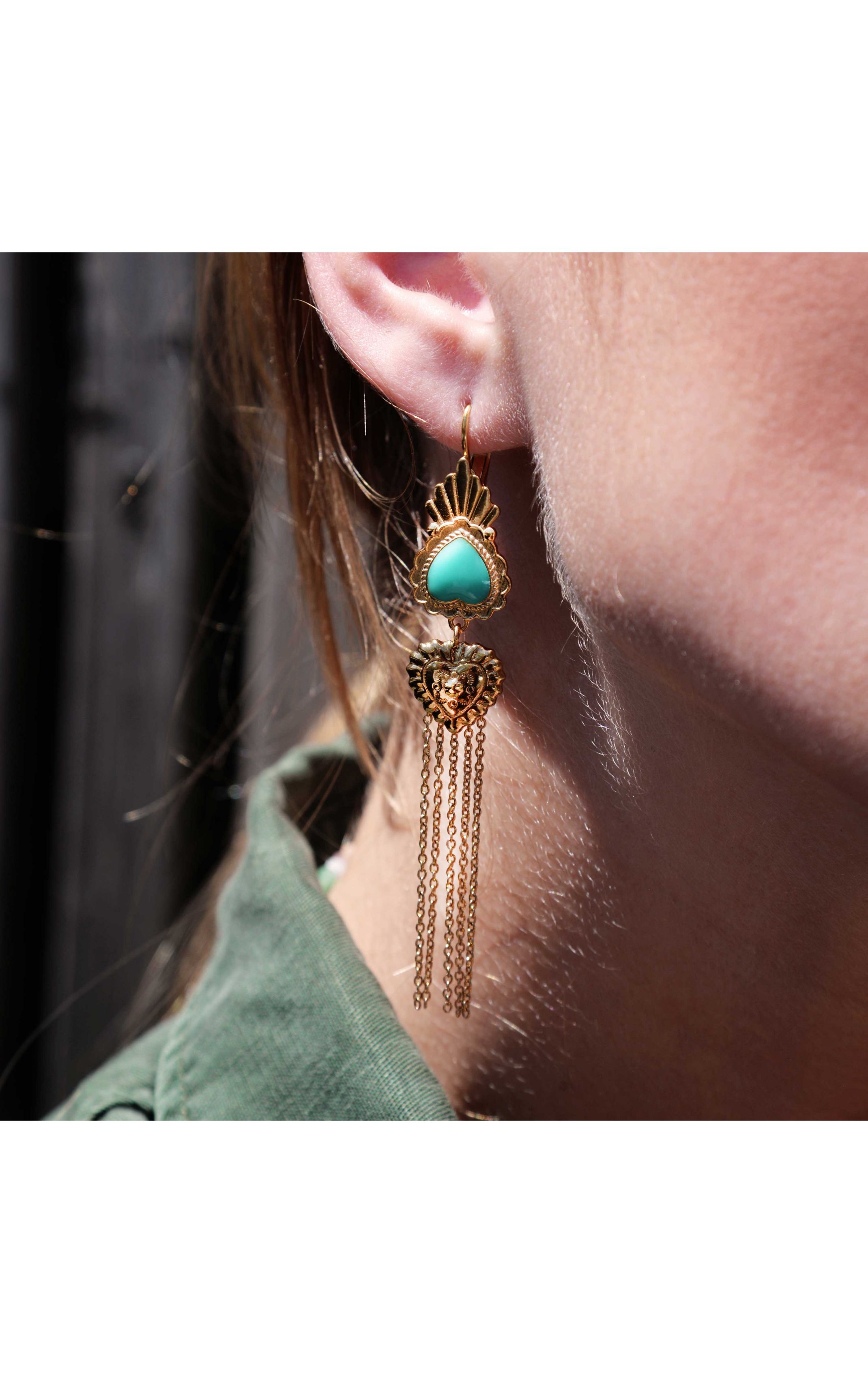 Earrings Valleya Turquoise