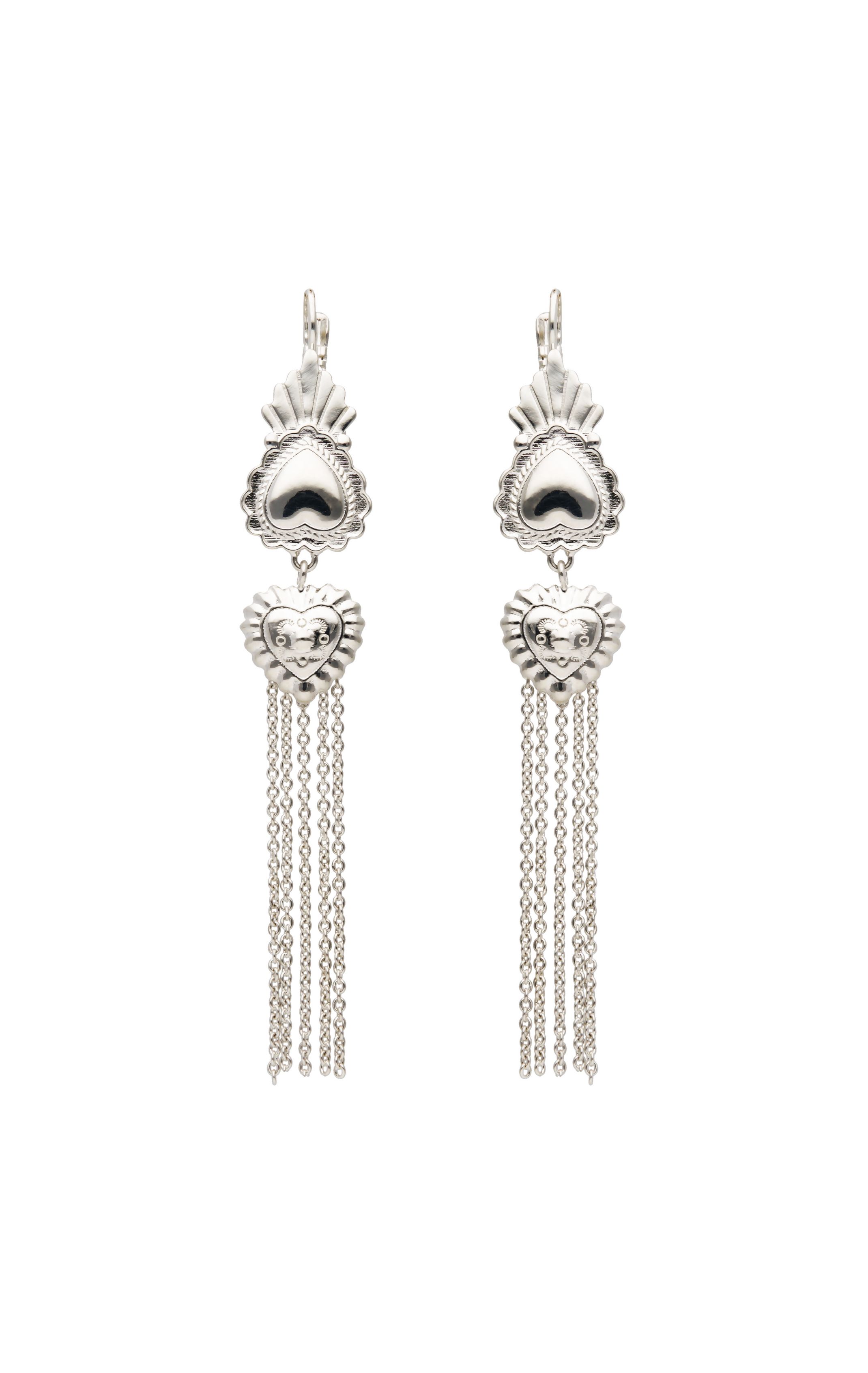 Boucles d'oreilles Valleya Argenté