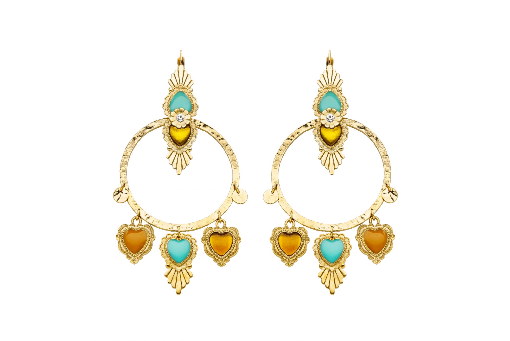 Hipanema Boucles d'oreilles Roza Multicolore