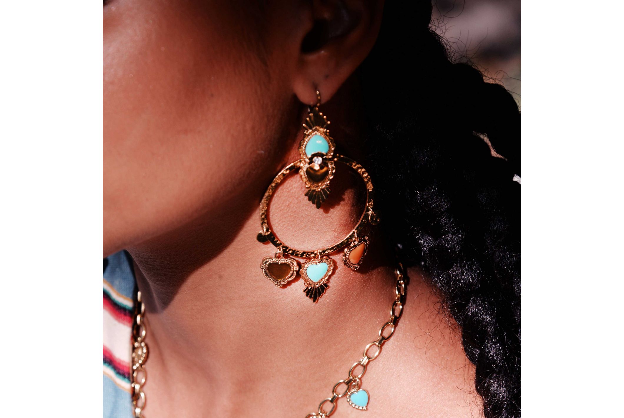Hipanema Boucles d'oreilles Roza Multicolore
