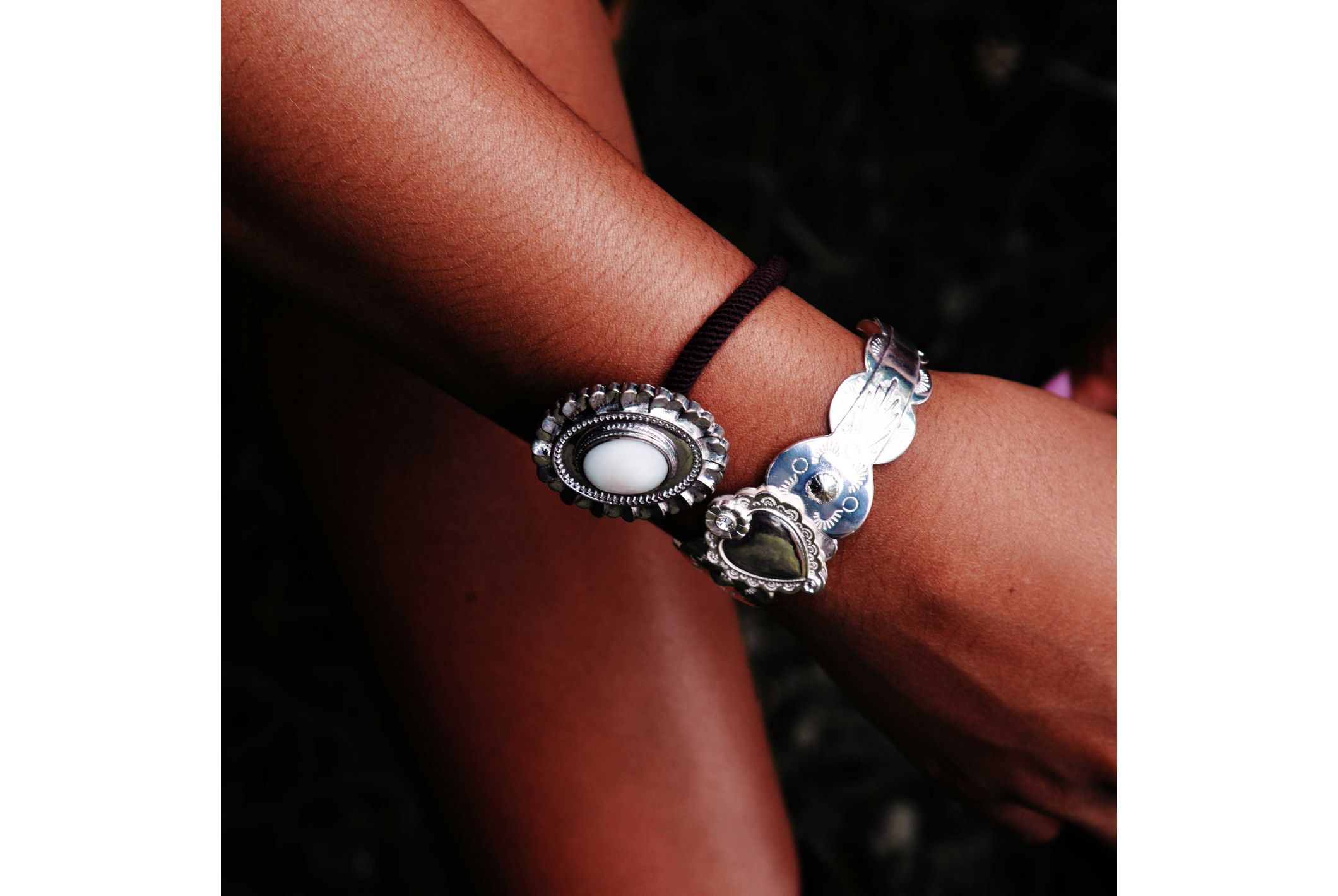 Hipanema Bracelet Socorro Argenté
