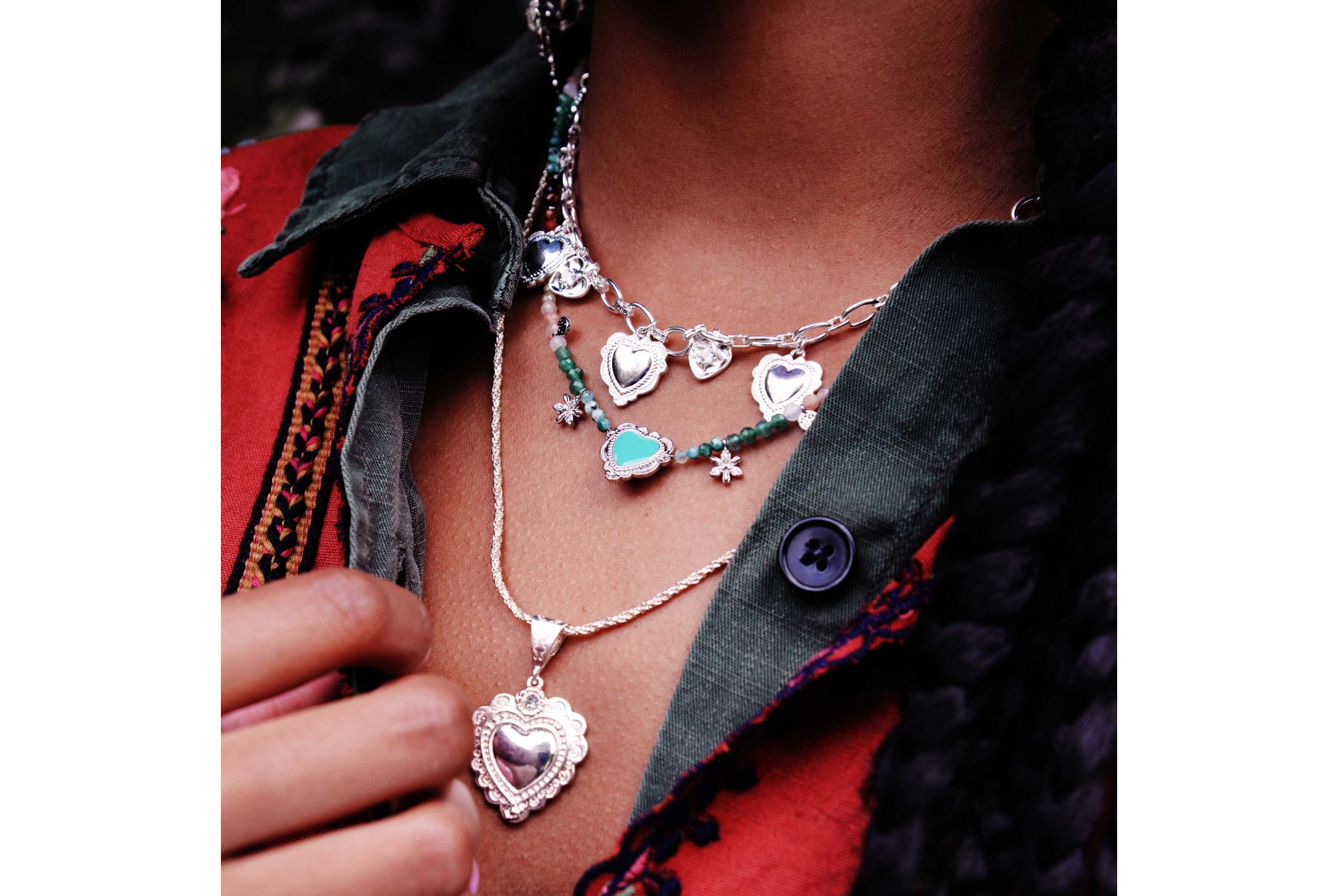 Hipanema Collier Capitan Turquoise