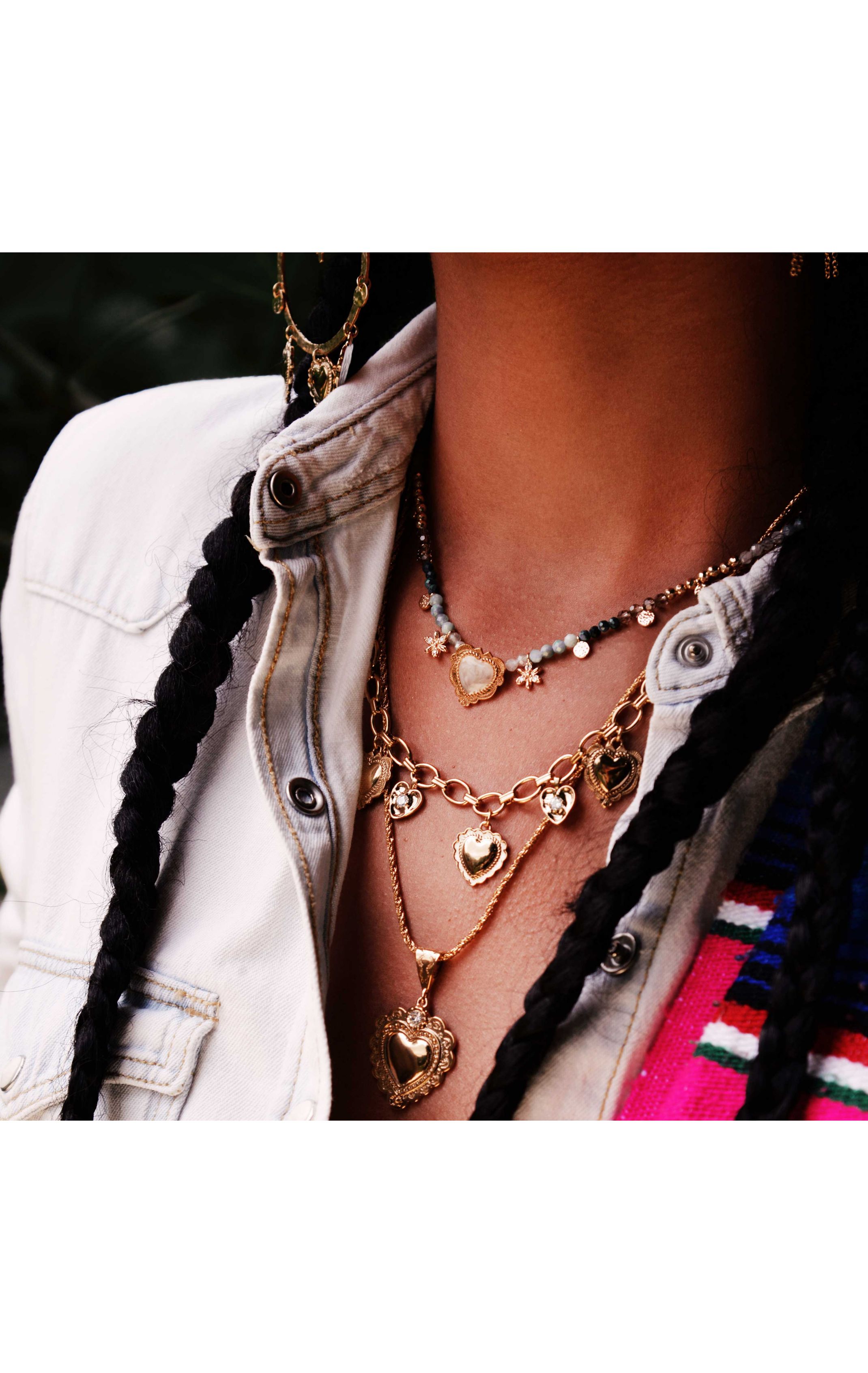 Collier Catarina Doré