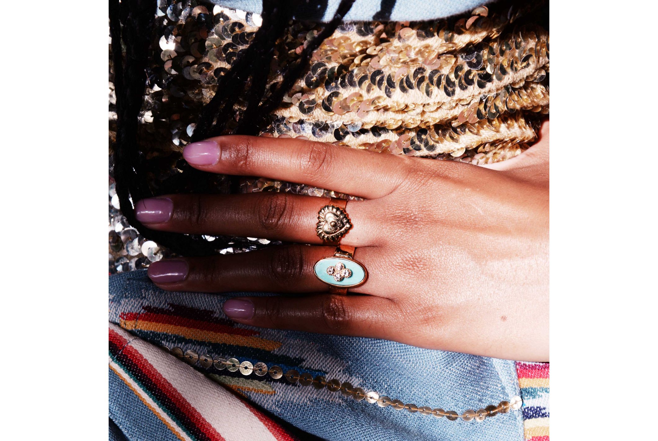 Hipanema Ring Takitaki Gold