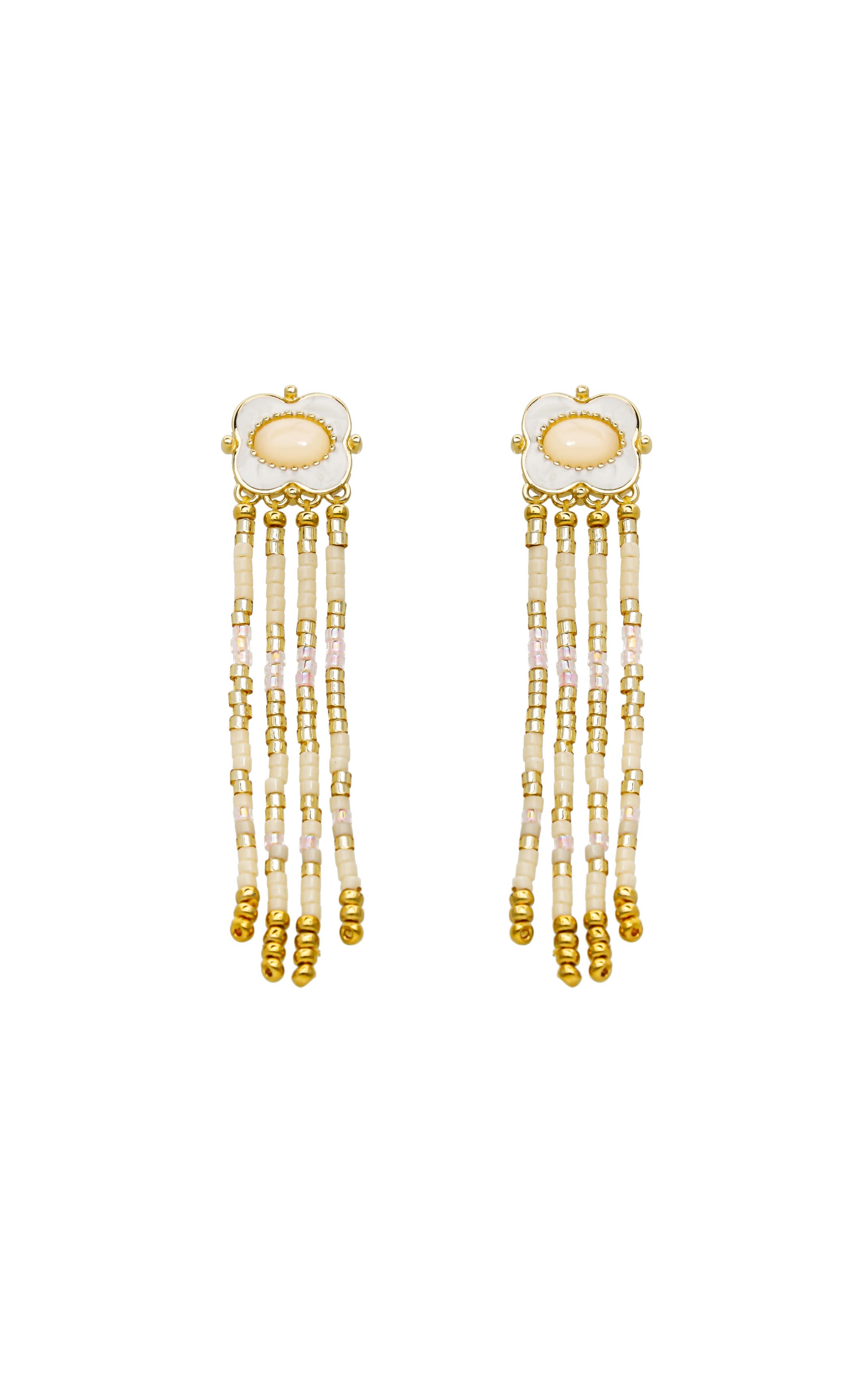 Boucles d'oreilles Pablito Blanc