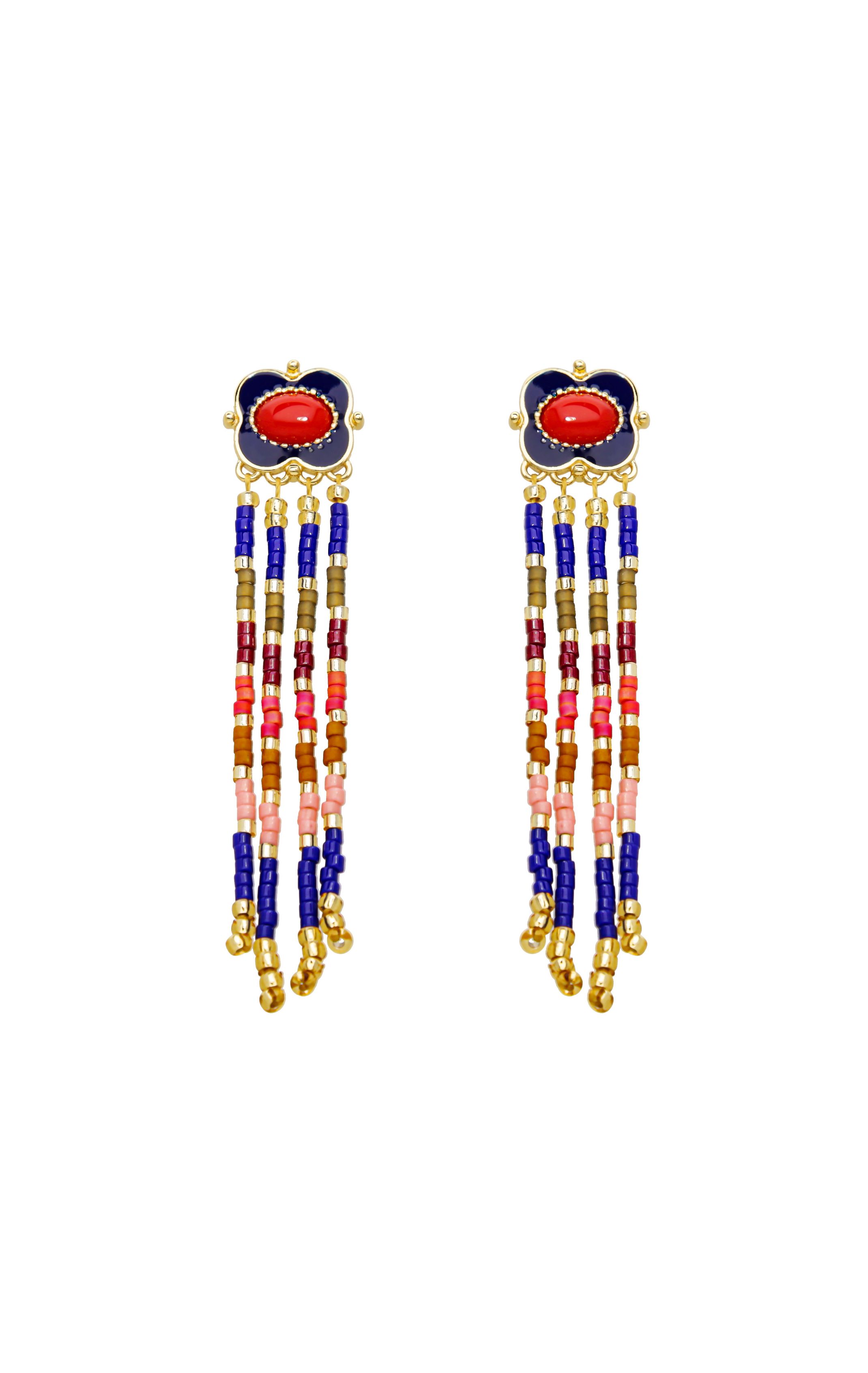 Boucles d'oreilles Pablito Bleu