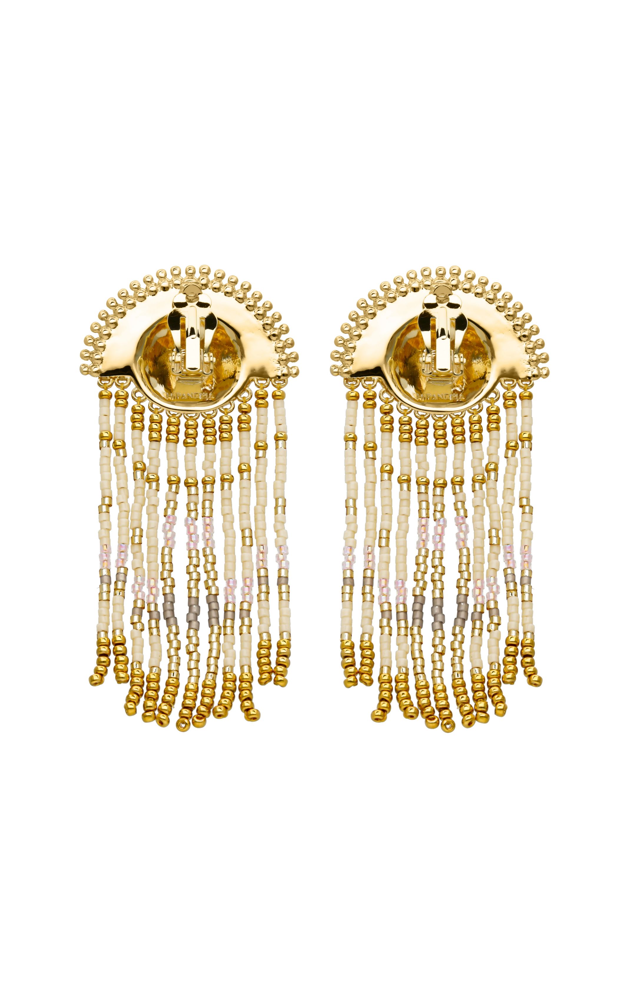 Boucles d'oreilles Nueva Clip Blanc
