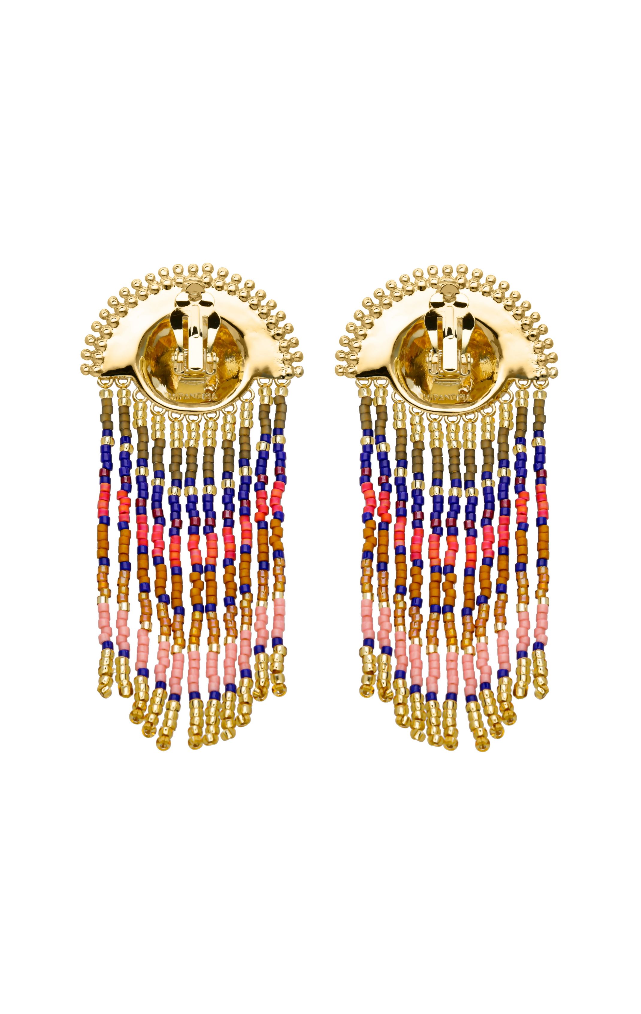 Earrings Nueva Clip Blue