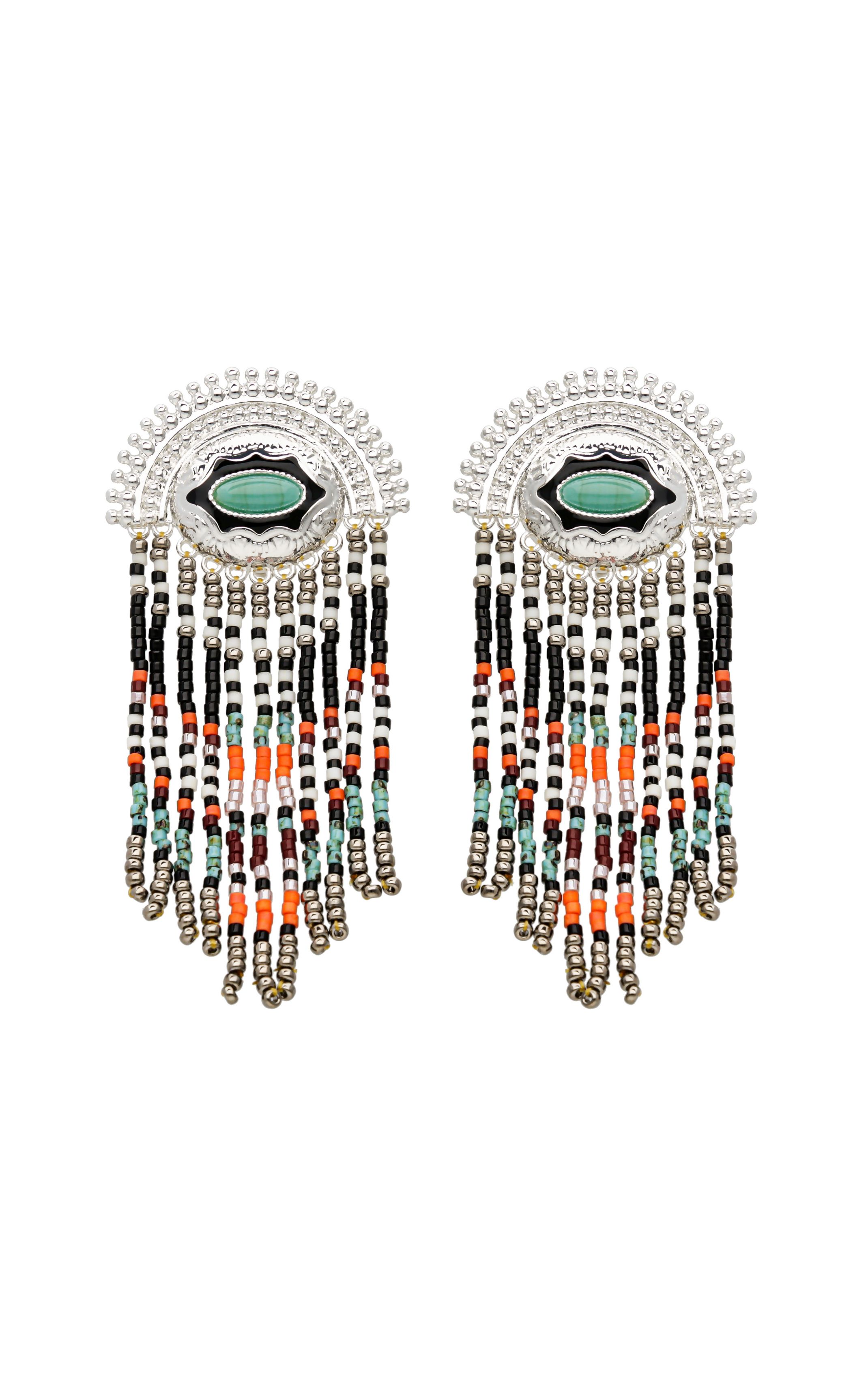 Earrings Nueva Clip Black