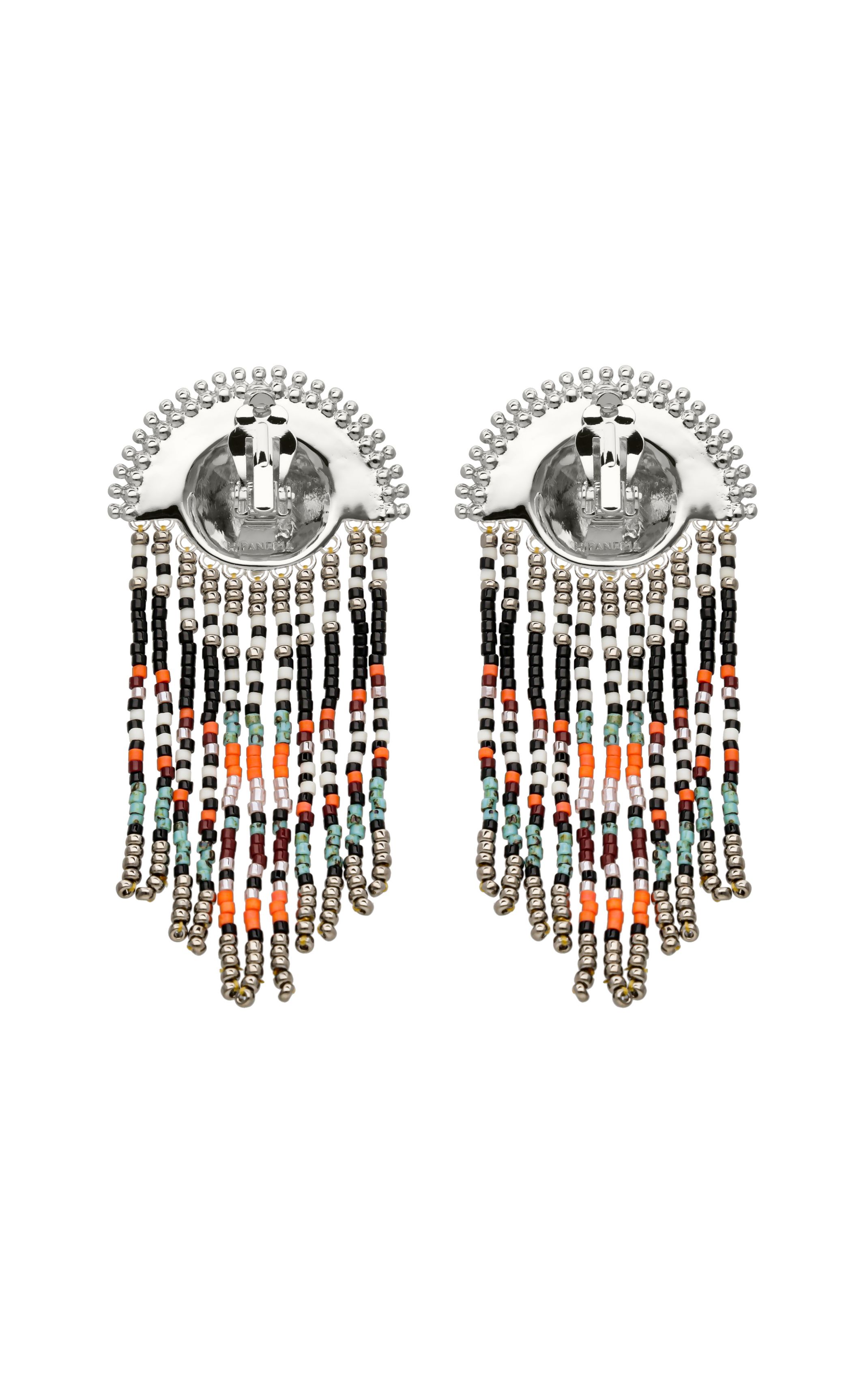 Earrings Nueva Clip Black