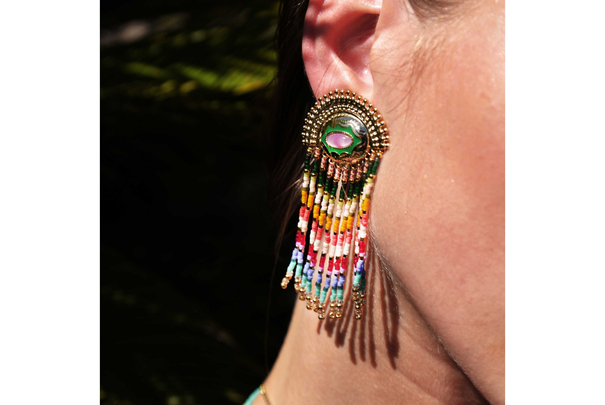 Hipanema Earrings Nueva Clip multi