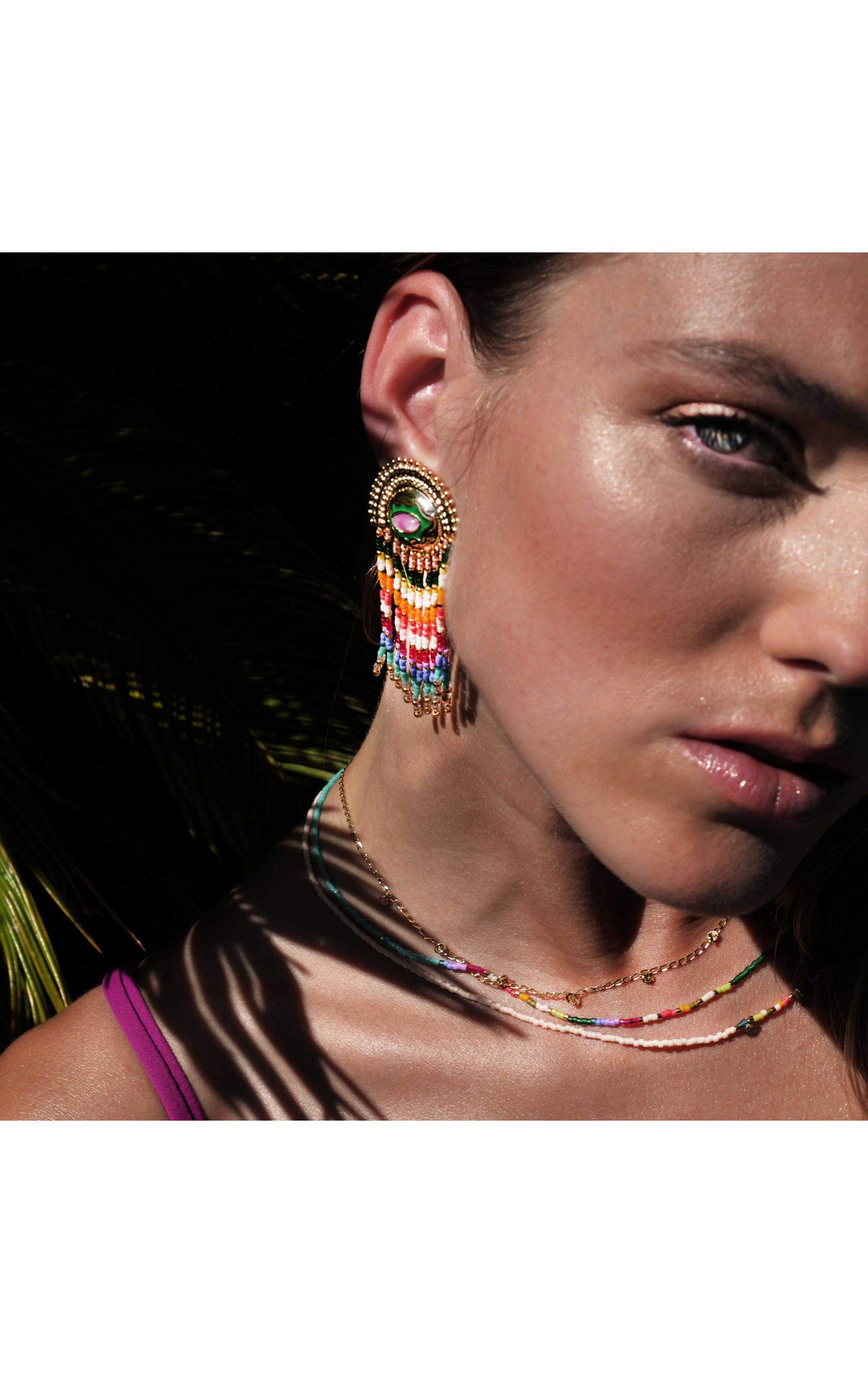 Earrings Nueva Clip multi