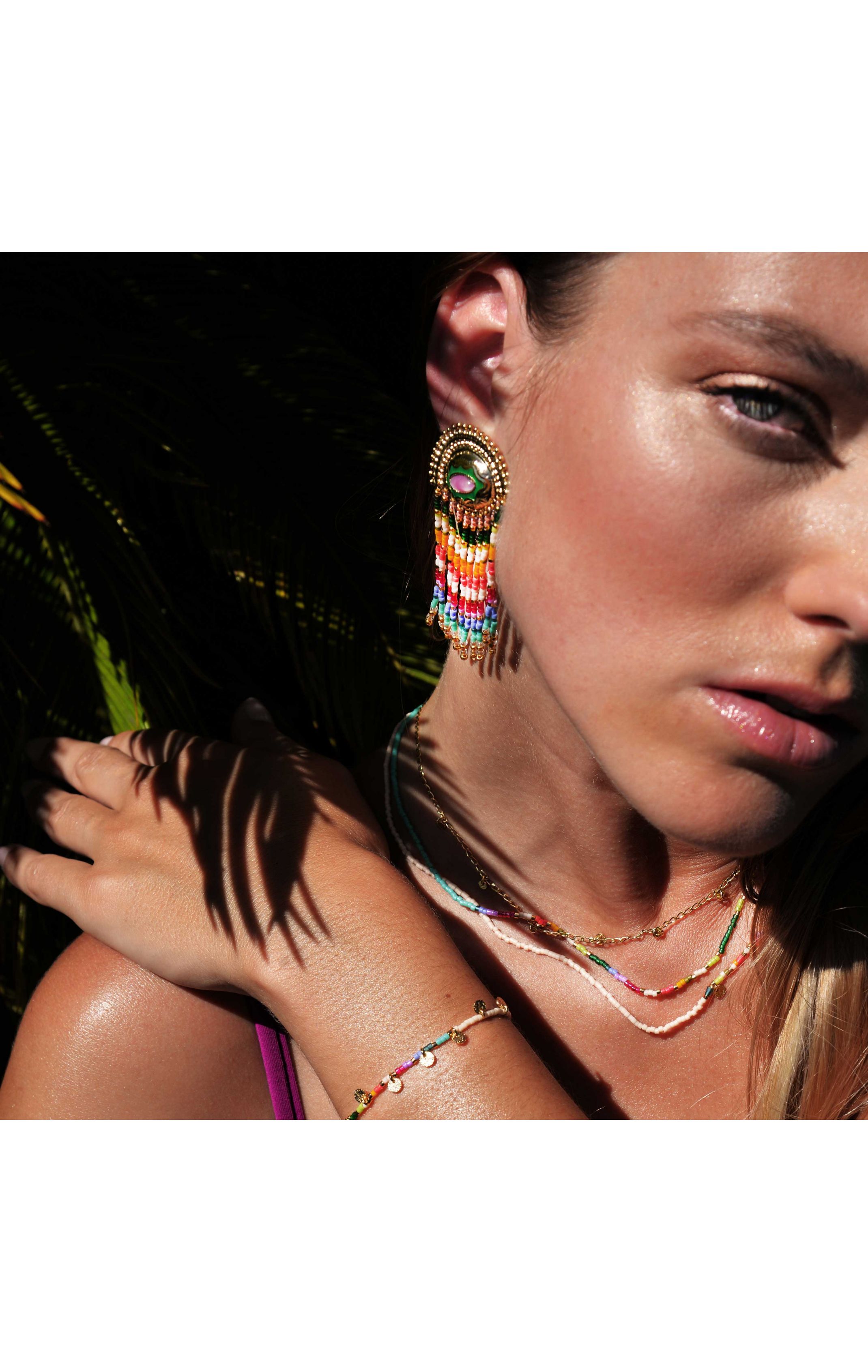 Earrings Nueva Clip multi