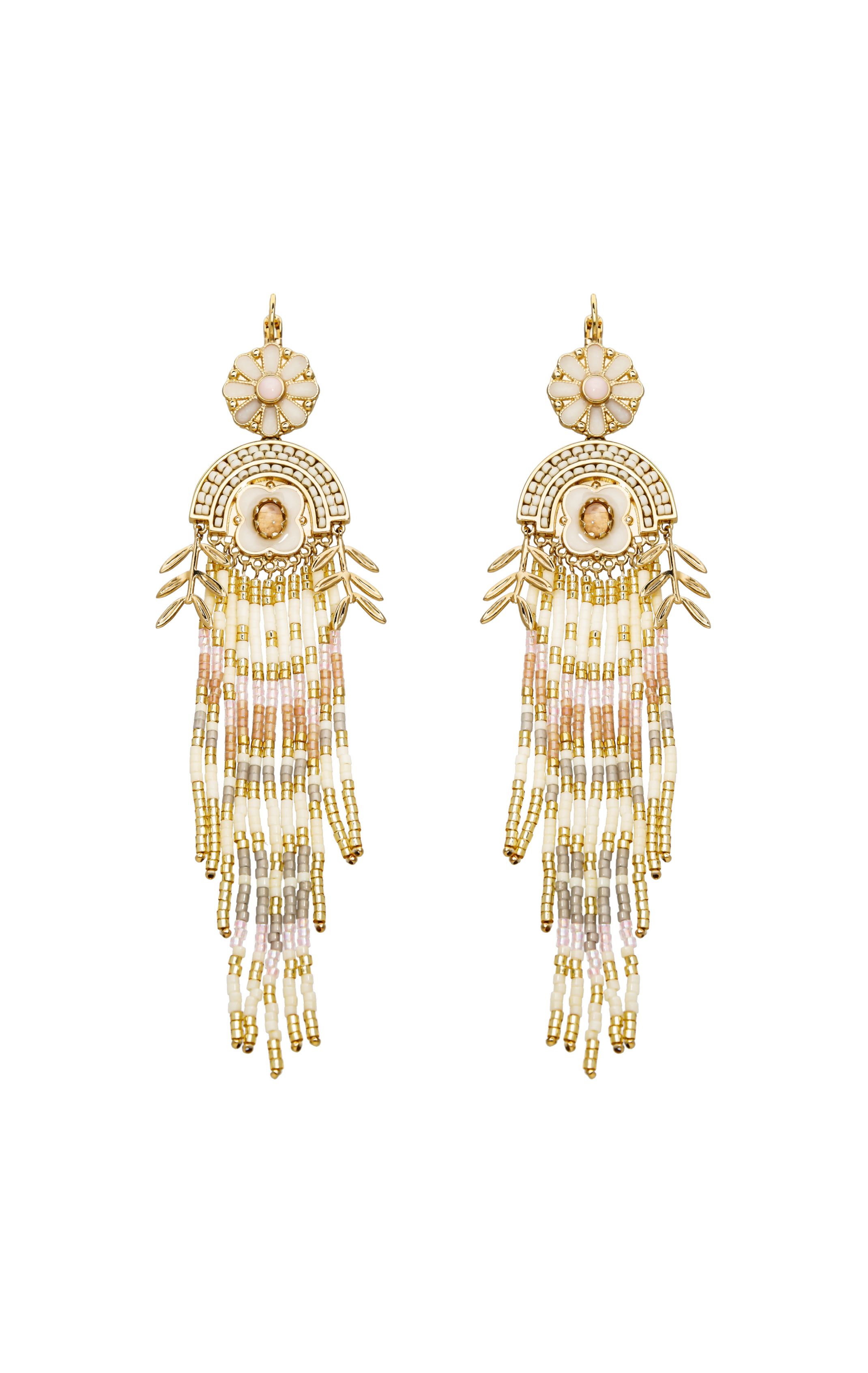 Boucles d'oreilles Mexicali Blanc