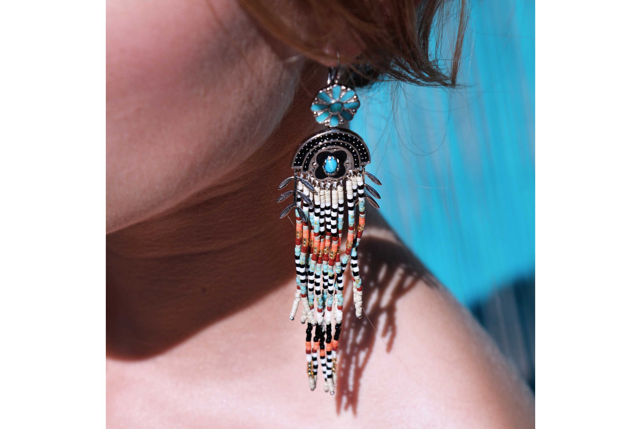 Hipanema Boucles d'oreilles Mexicali Noir