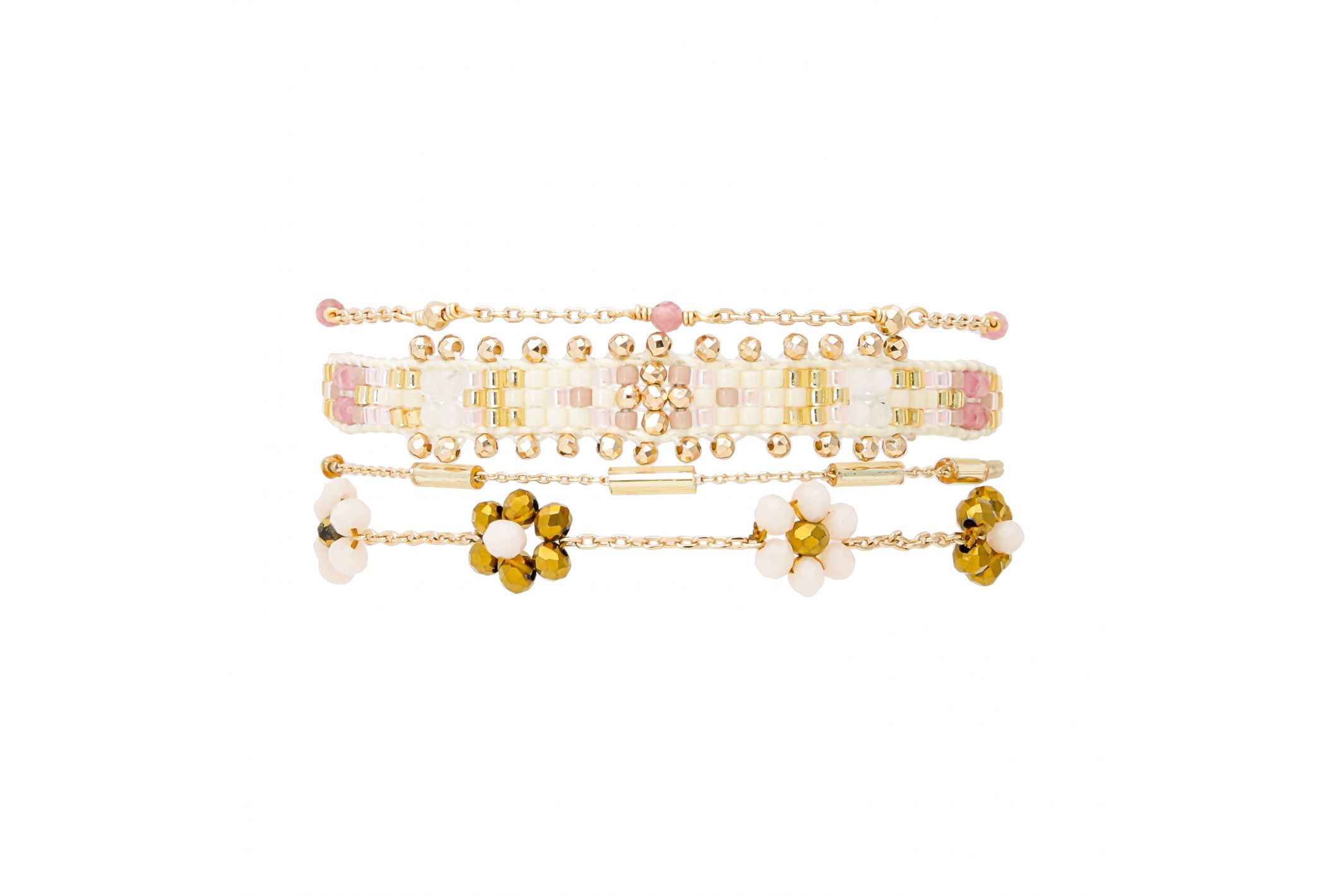 Hipanema Bracelet Piana Blanc