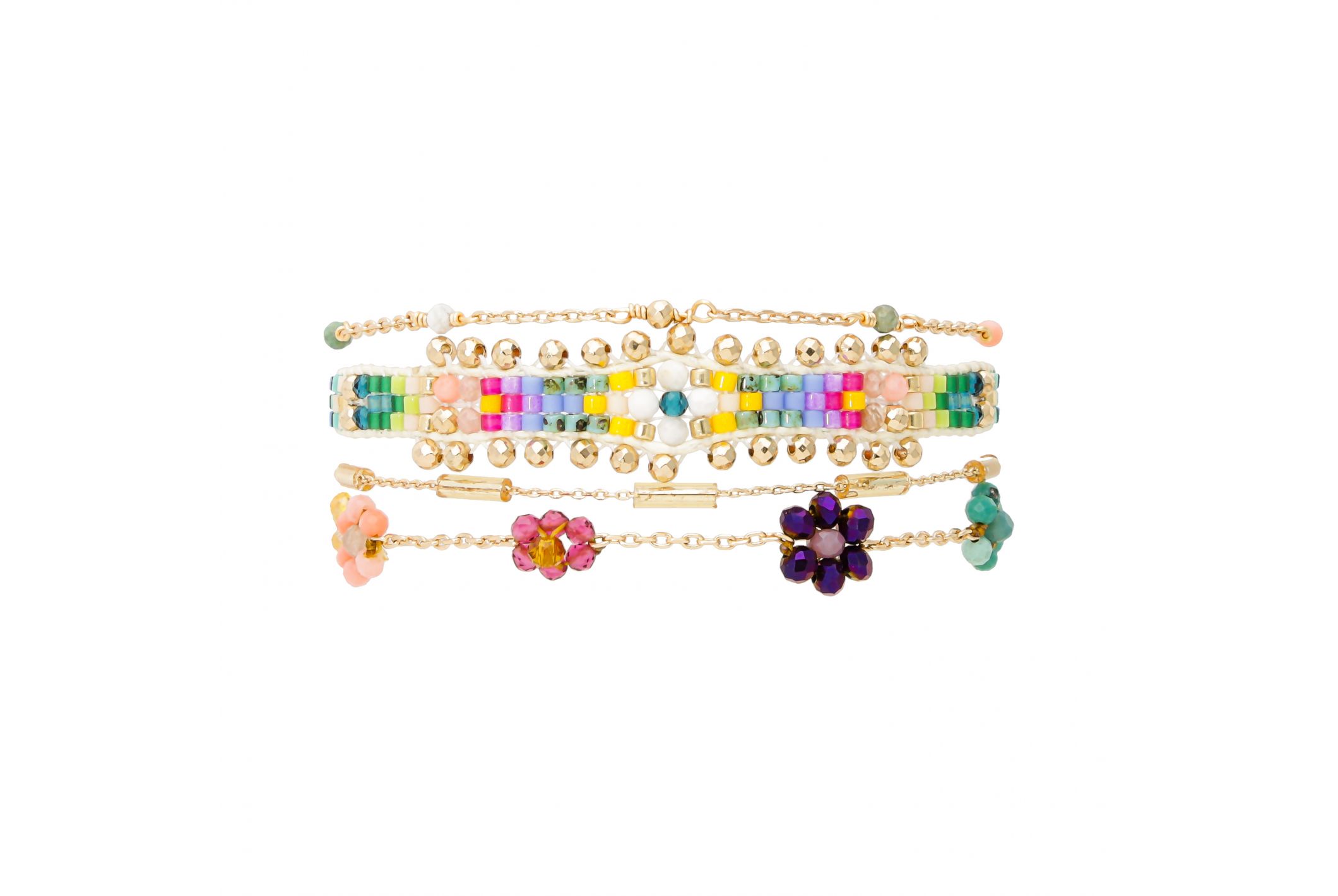 Hipanema Cuff Piana multi