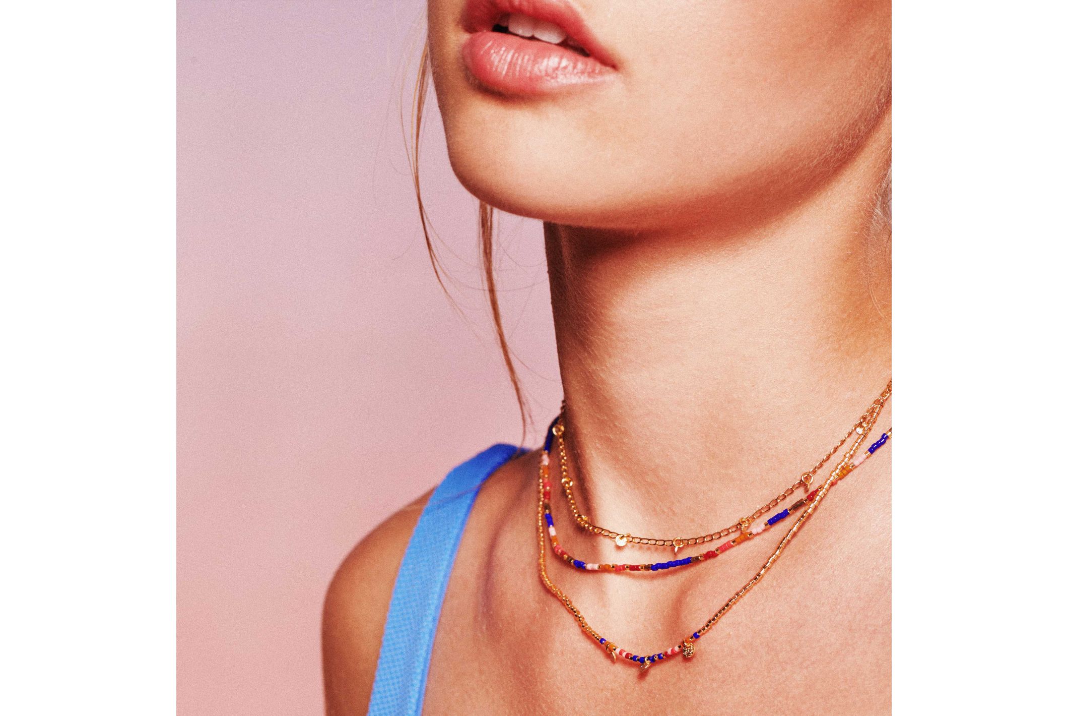 Hipanema Necklace Luiza Blue