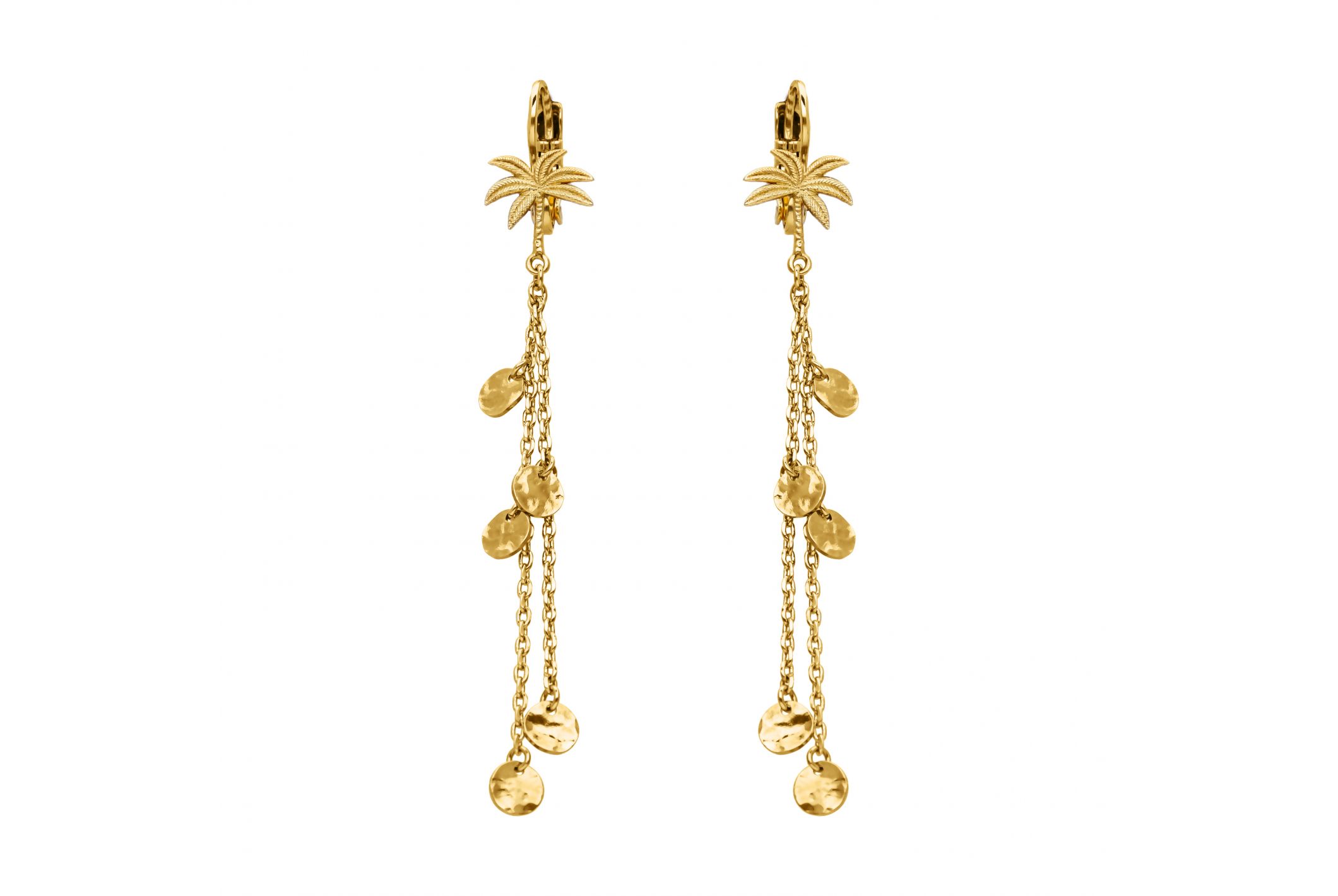 Hipanema Boucles d'oreilles Bongo Doré