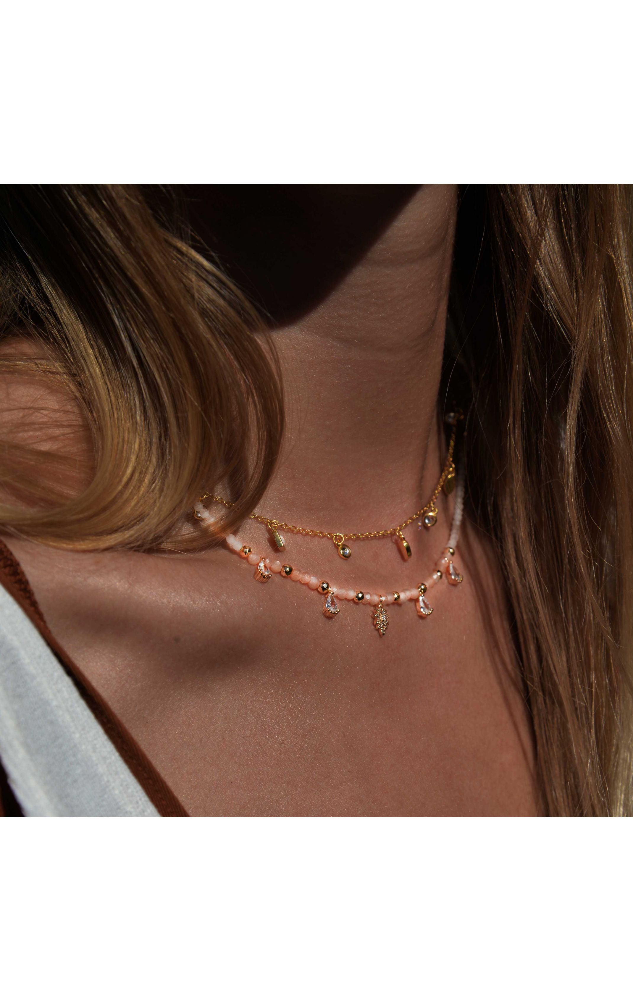 Collier Tropiko Blanc