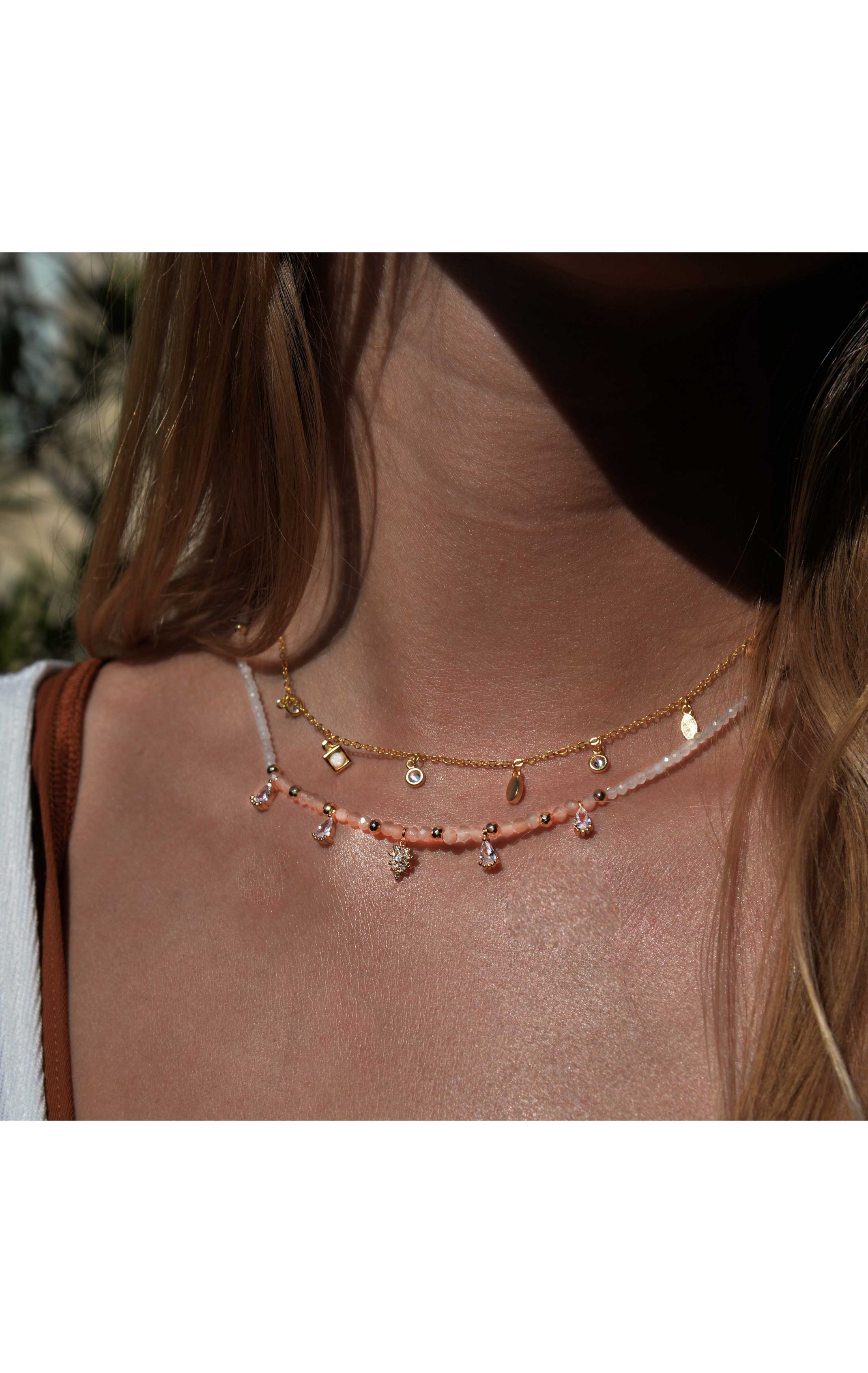 Collier Tropiko Blanc