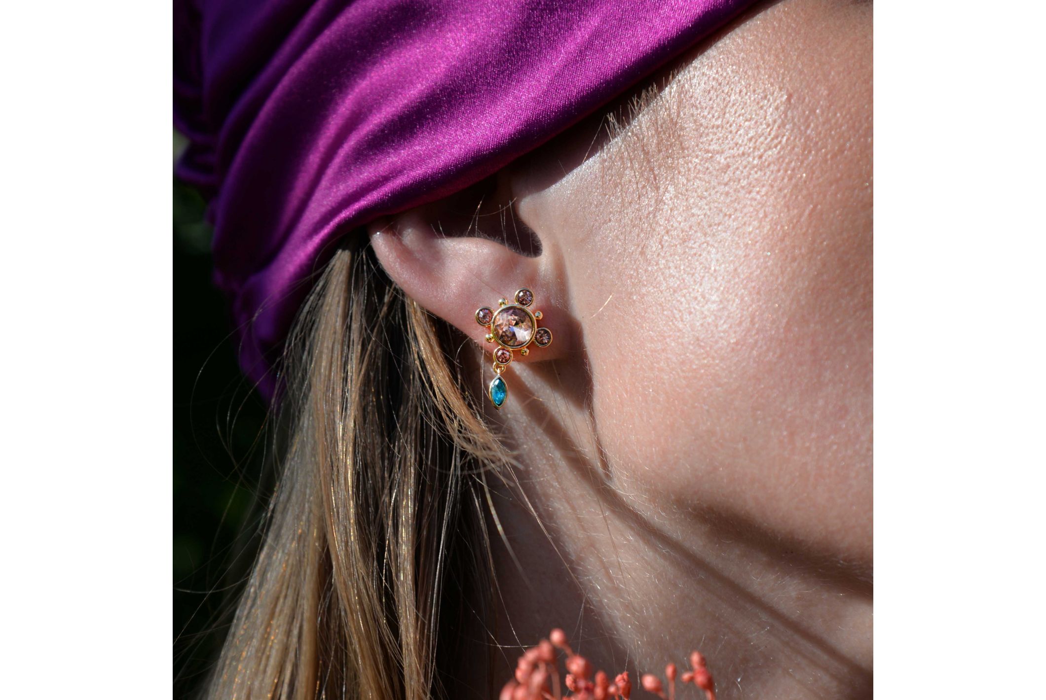 Hipanema Boucles d'oreilles Primo Rose