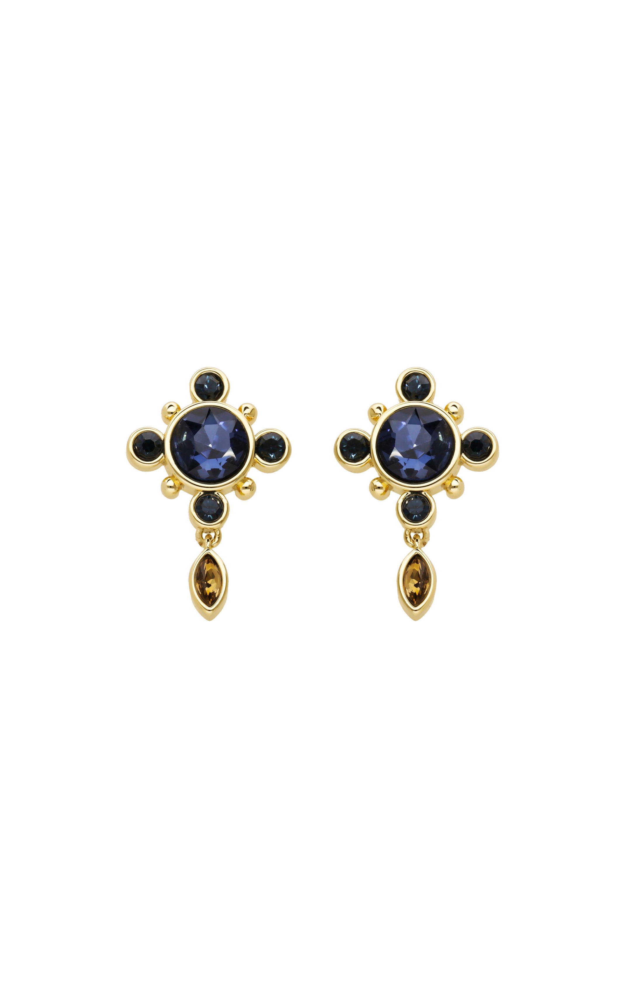 Boucles d'oreilles Primo Bleu