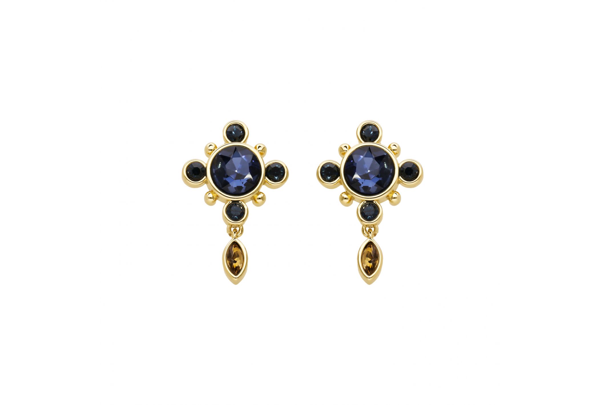 Hipanema Boucles d'oreilles Primo Bleu