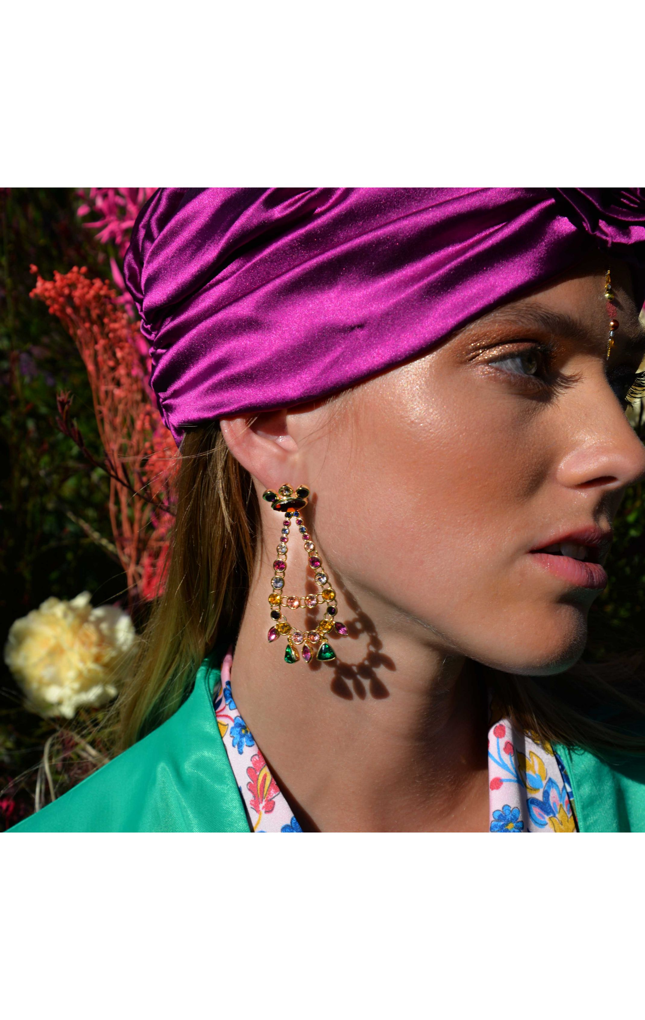 Boucles d'oreilles Tempo Rose
