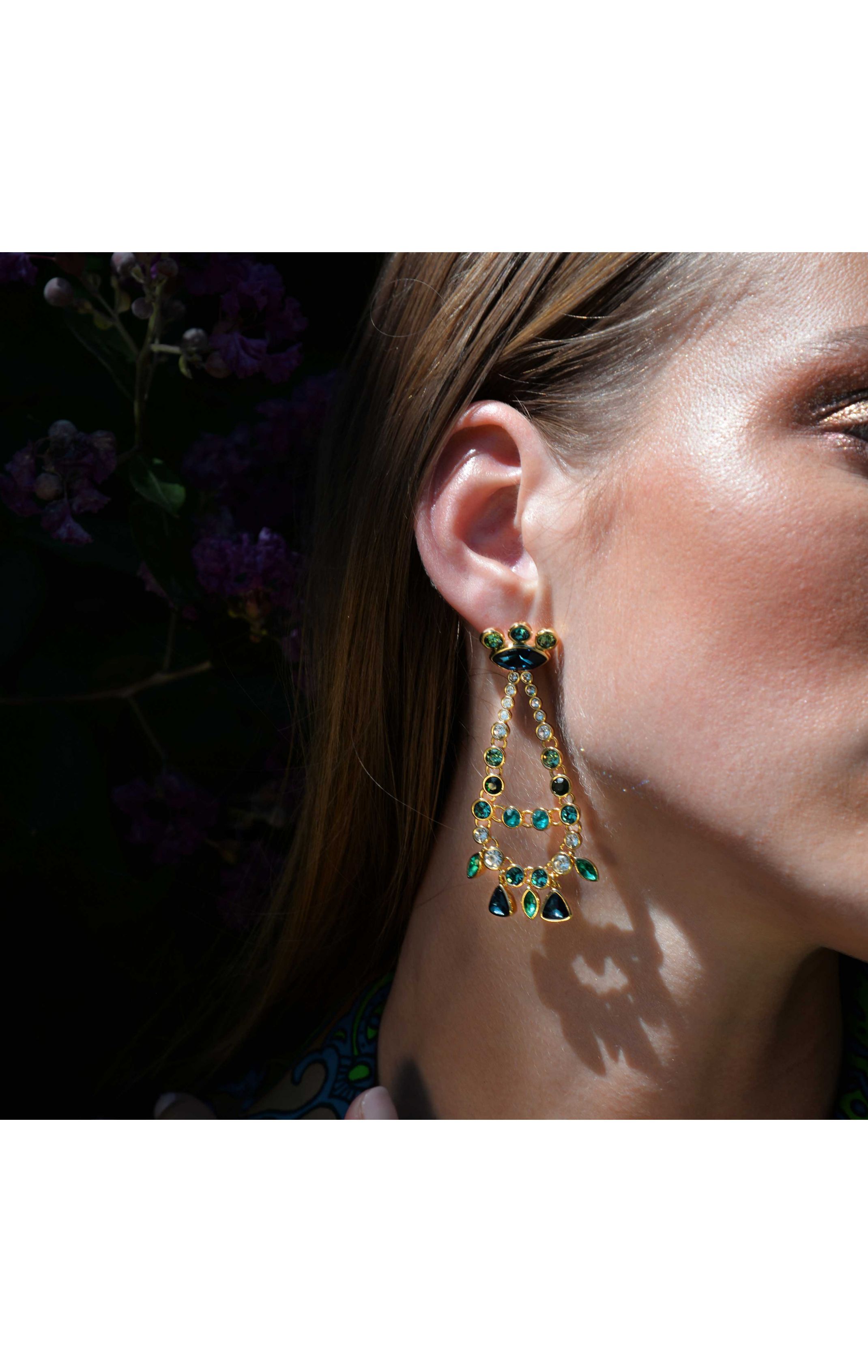 Boucles d'oreilles Tempo Vert