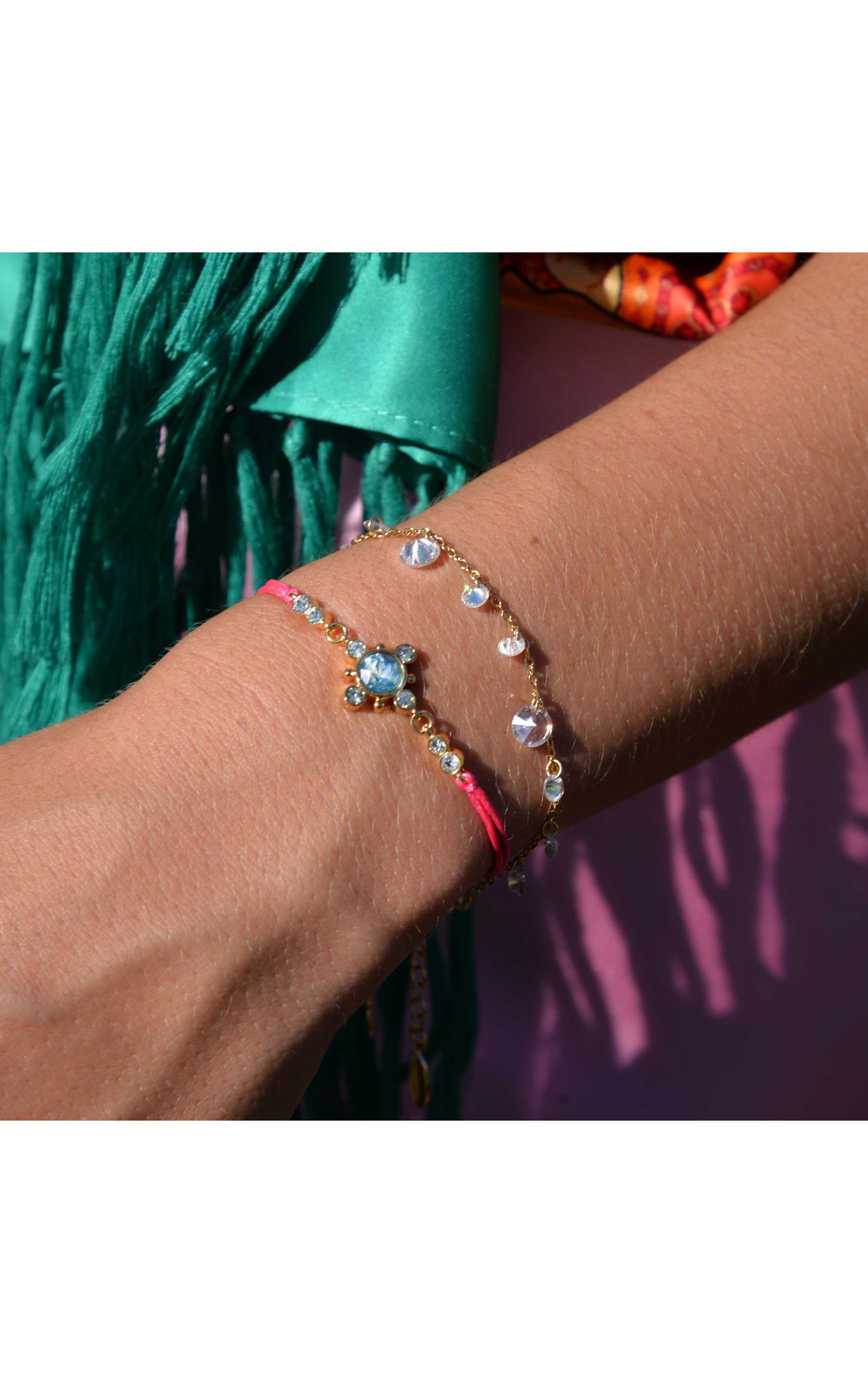 Bracelet Crescendo Bleu ciel