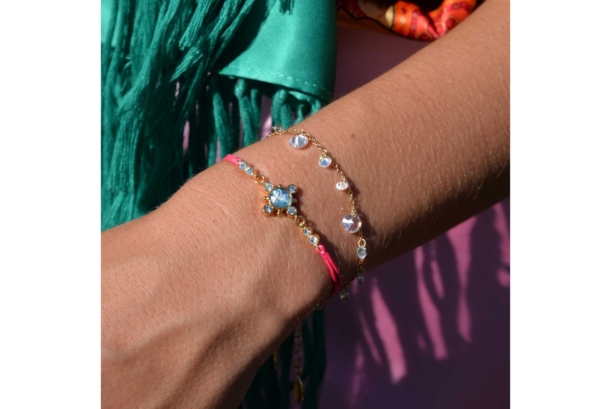 Hipanema Bracelet Crescendo Bleu ciel