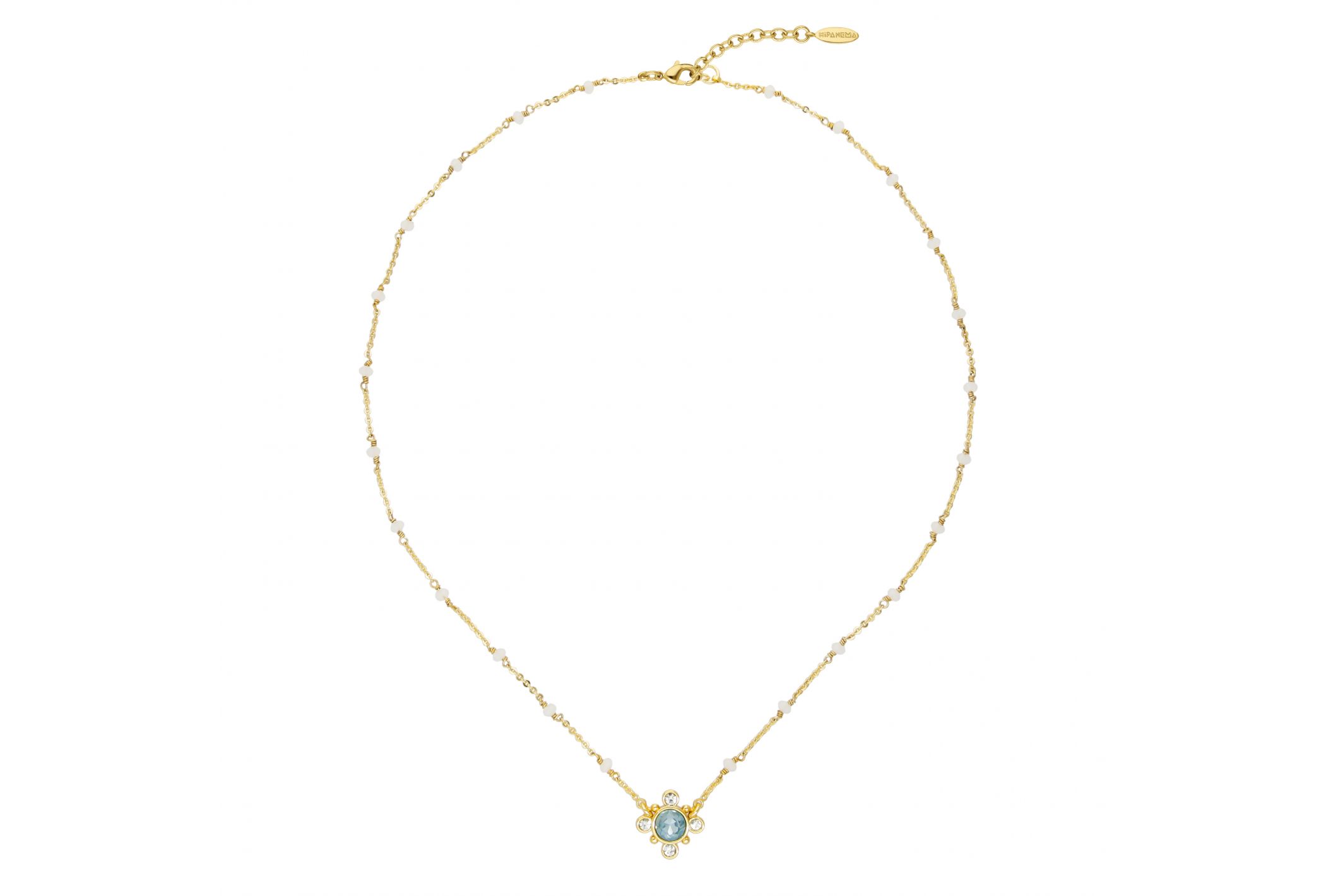 Hipanema Collier Chromatic Bleu ciel