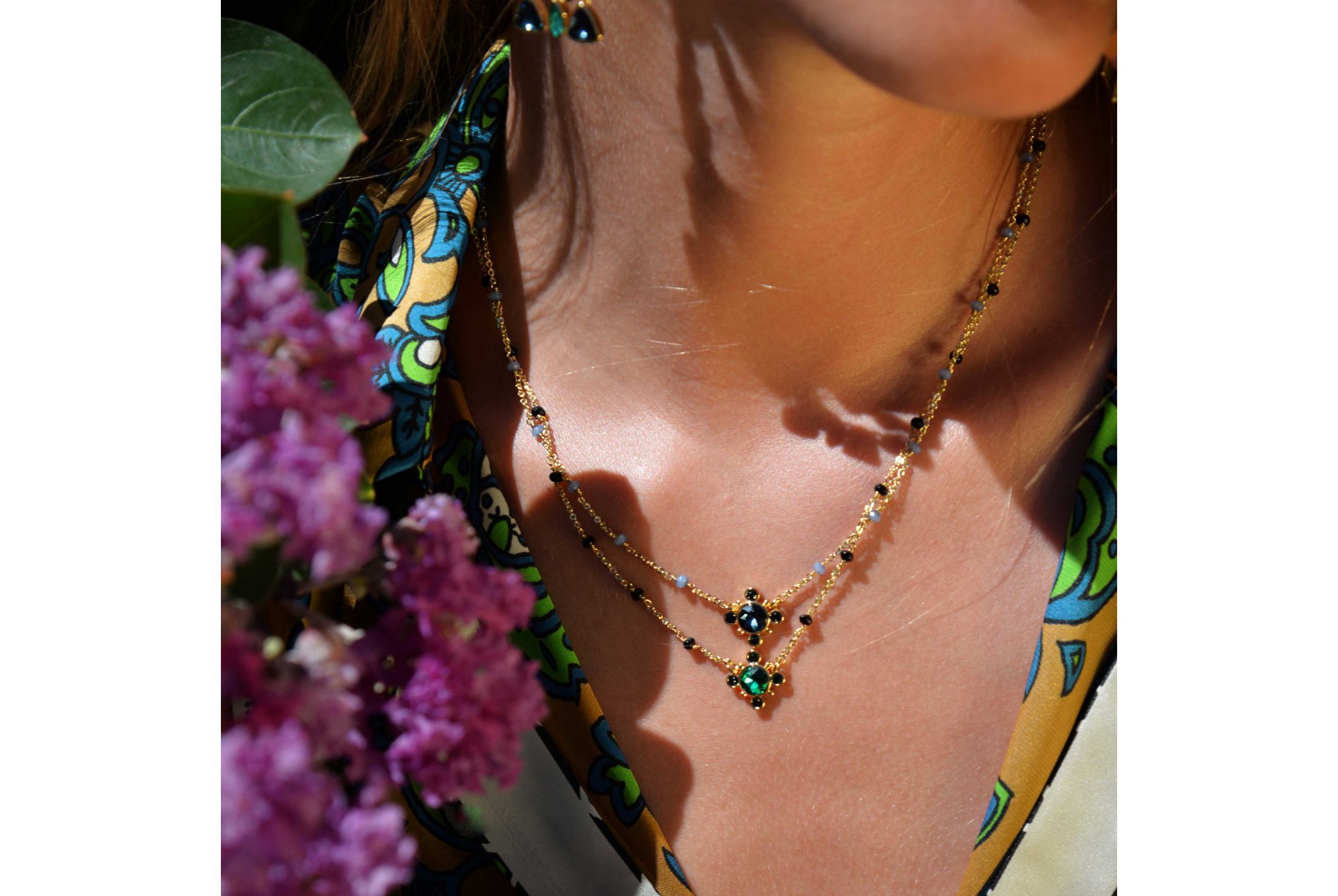 Hipanema Necklace Chromatic Blue