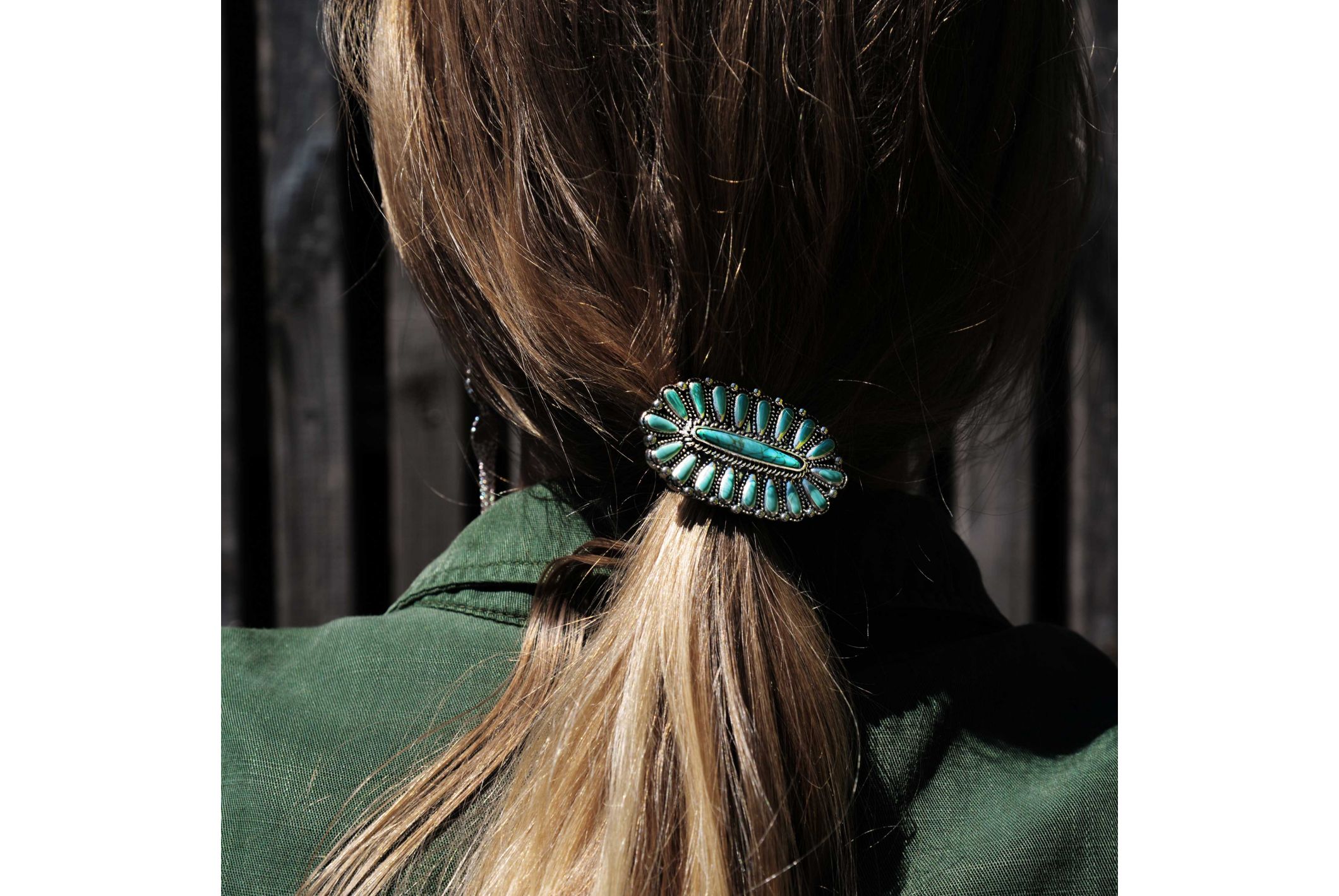 Hipanema Hair elastic Gaagi Turquoise